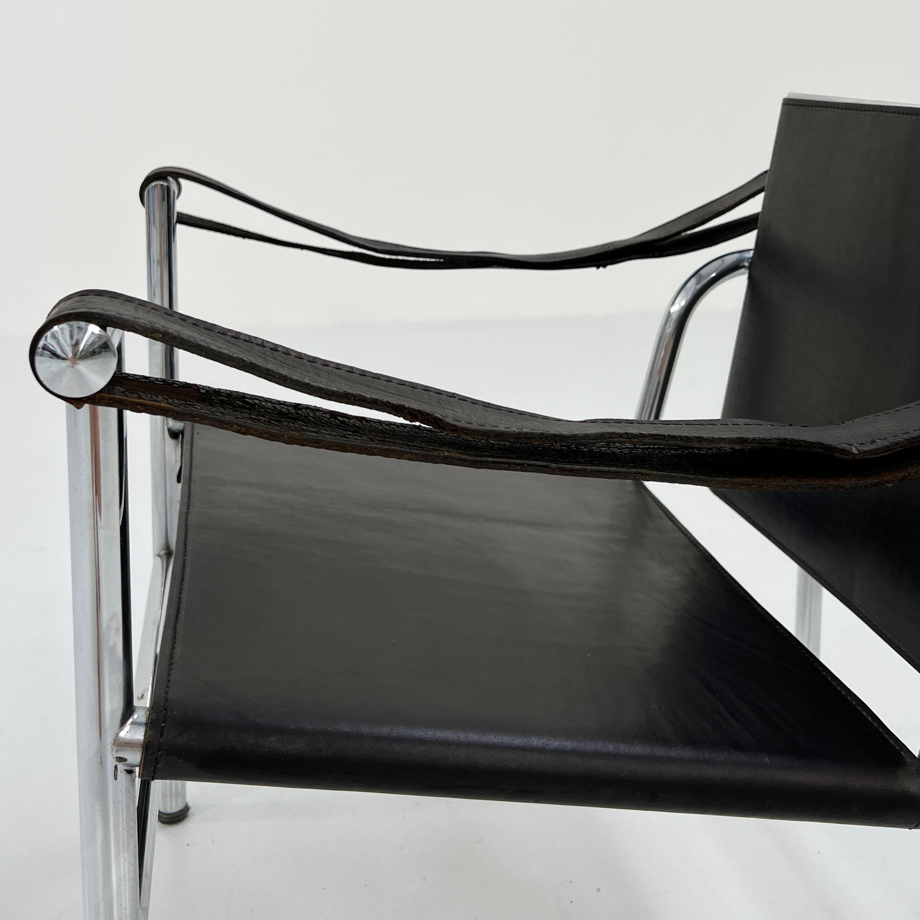 Métal Fauteuil LC1 de Le Corbusier pour Cassina, 1970