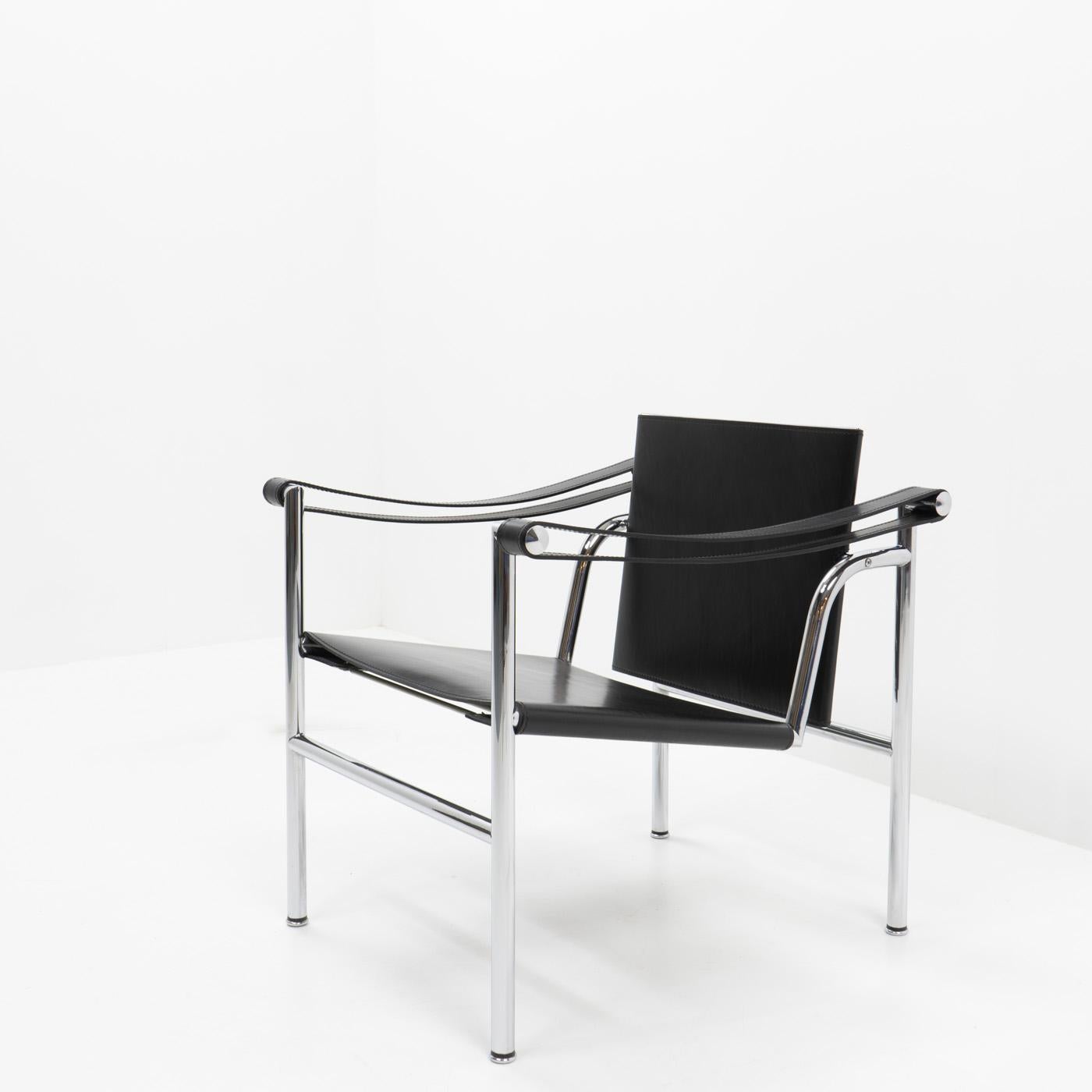 Italian LC1 Chair by Le Corbusier, Pierre Jeanneret, Charlotte Perriand for Cassina