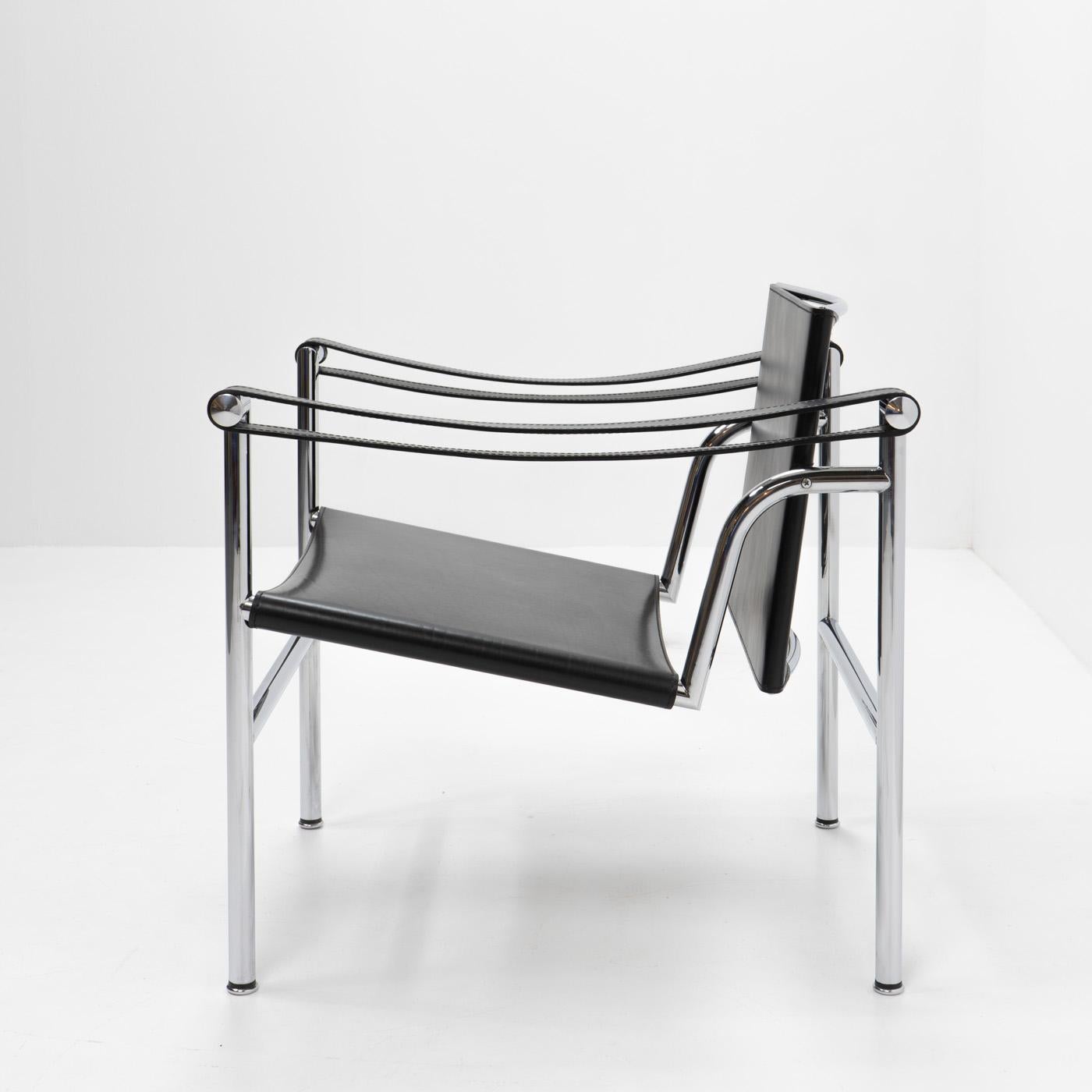 LC1 Chair by Le Corbusier, Pierre Jeanneret, Charlotte Perriand for Cassina In Good Condition In Renens, CH