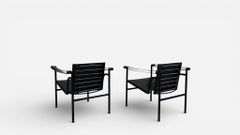 LC1 Chairs by Le Corbusier, Pierre Jeanneret, and Charlotte Perriand for Cassina