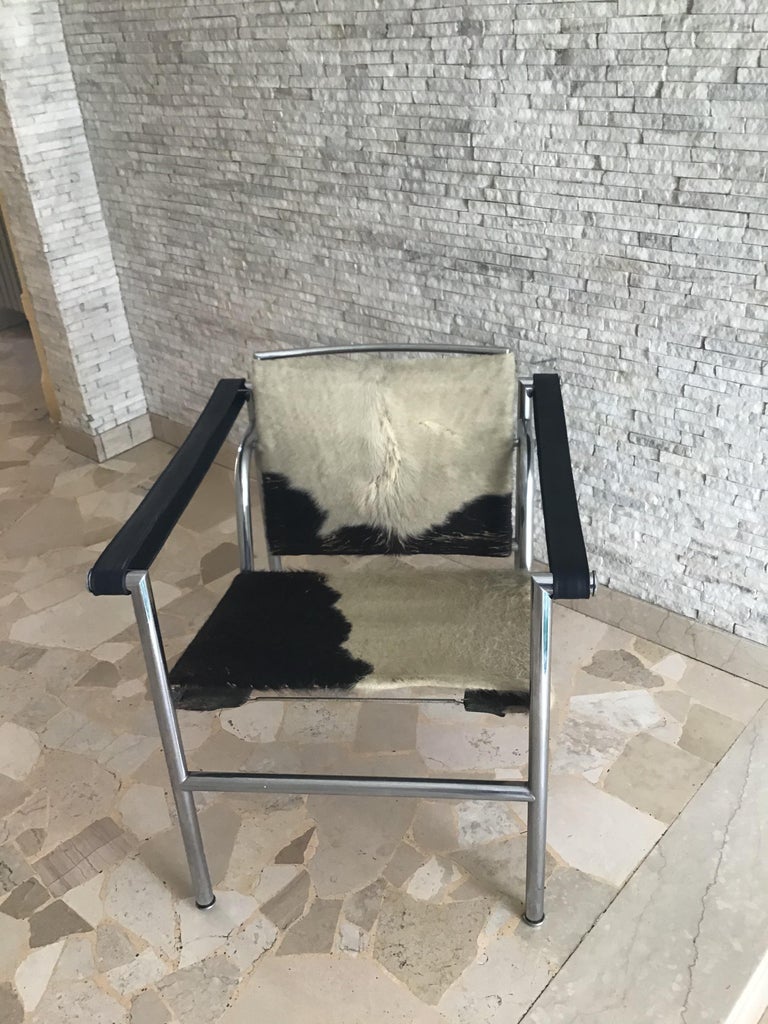 LC1 Le Corbusier, Jeanneret, Charlotte Perriand by Cassina 1950 Italy For Sale 5