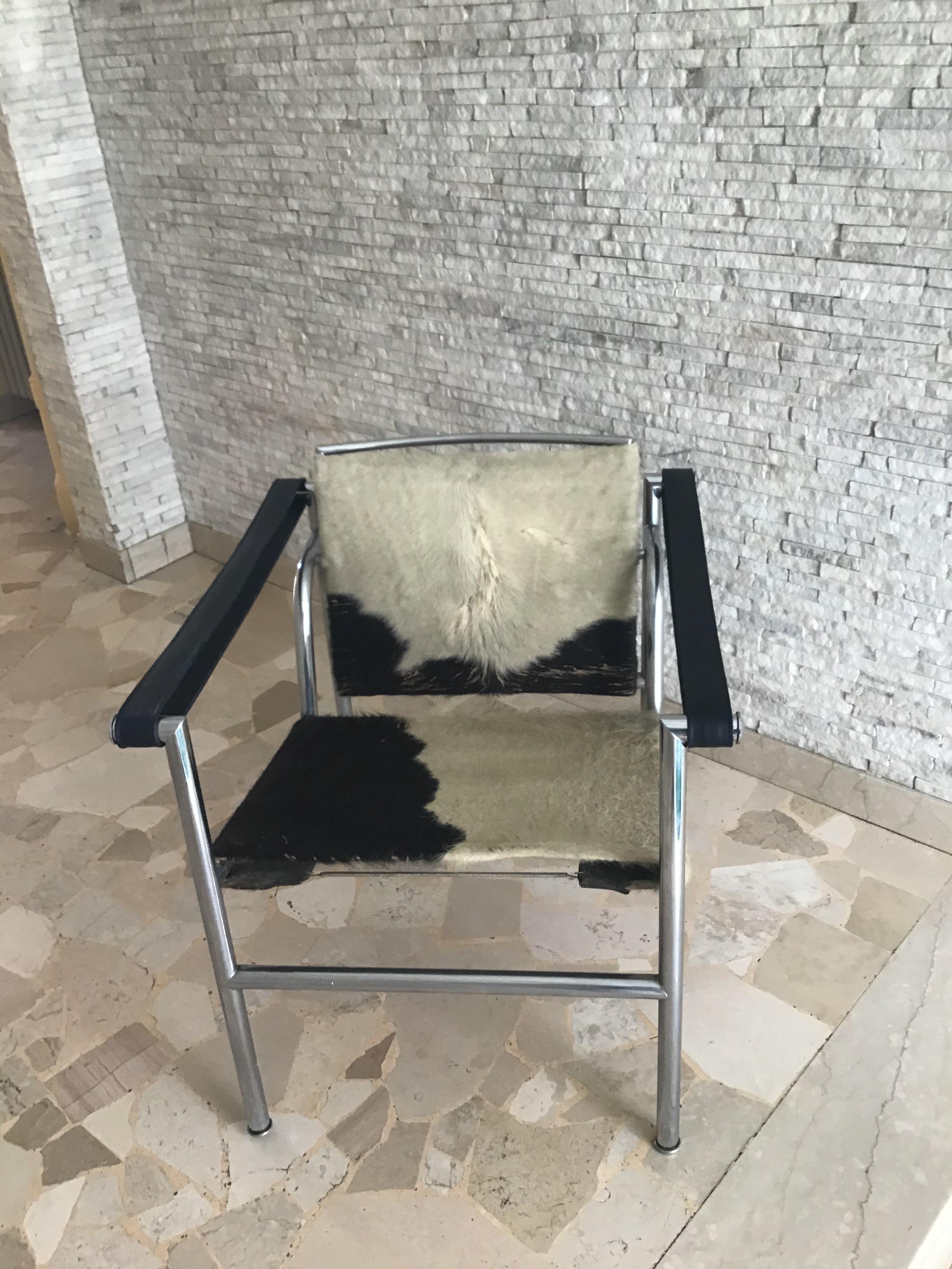 LC1 Le Corbusier, Jeanneret, Charlotte Perriand par Cassina 1950 Italie 6