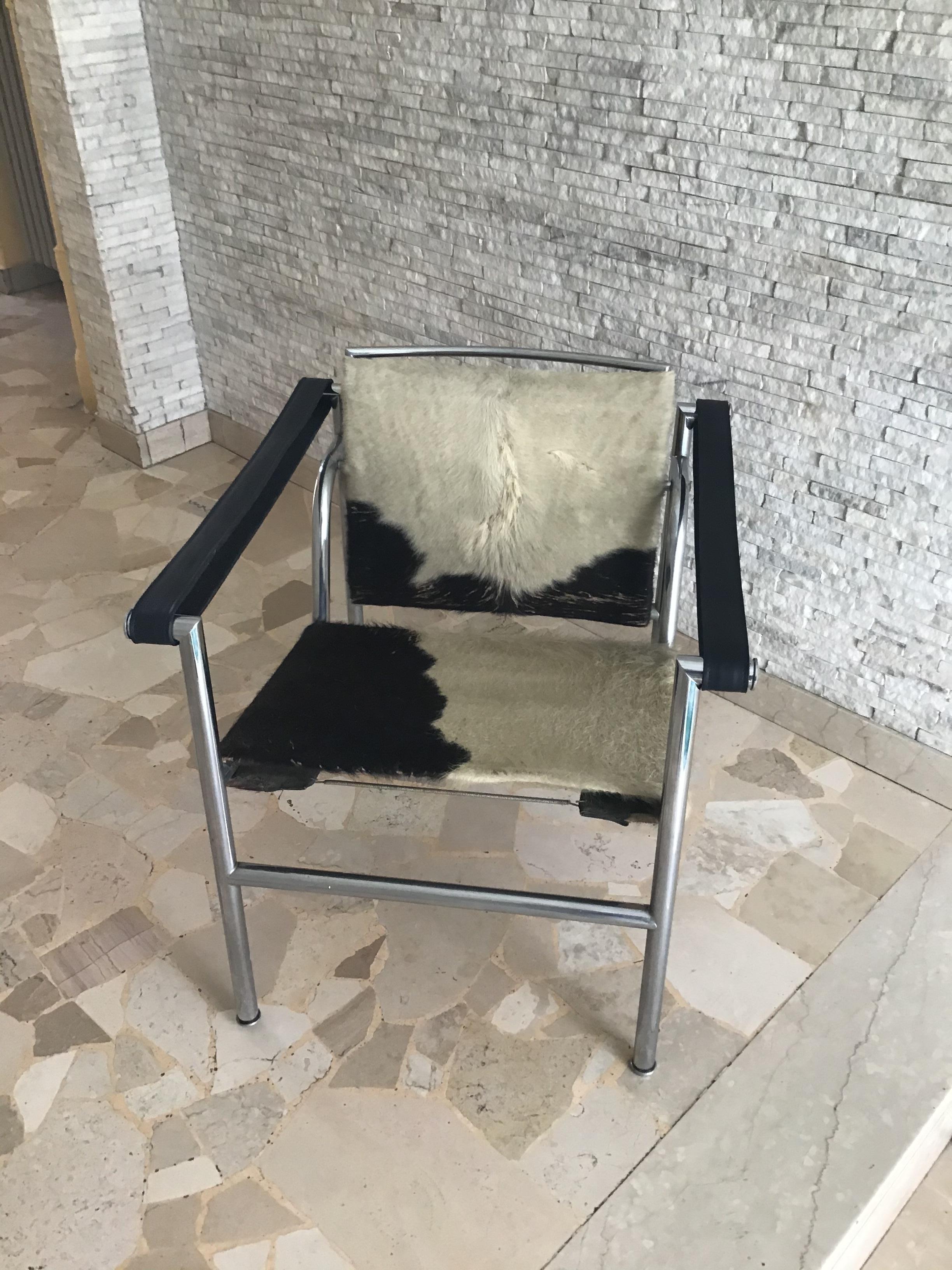 LC1 Le Corbusier, Jeanneret, Charlotte Perriand par Cassina 1950 Italie en vente 8