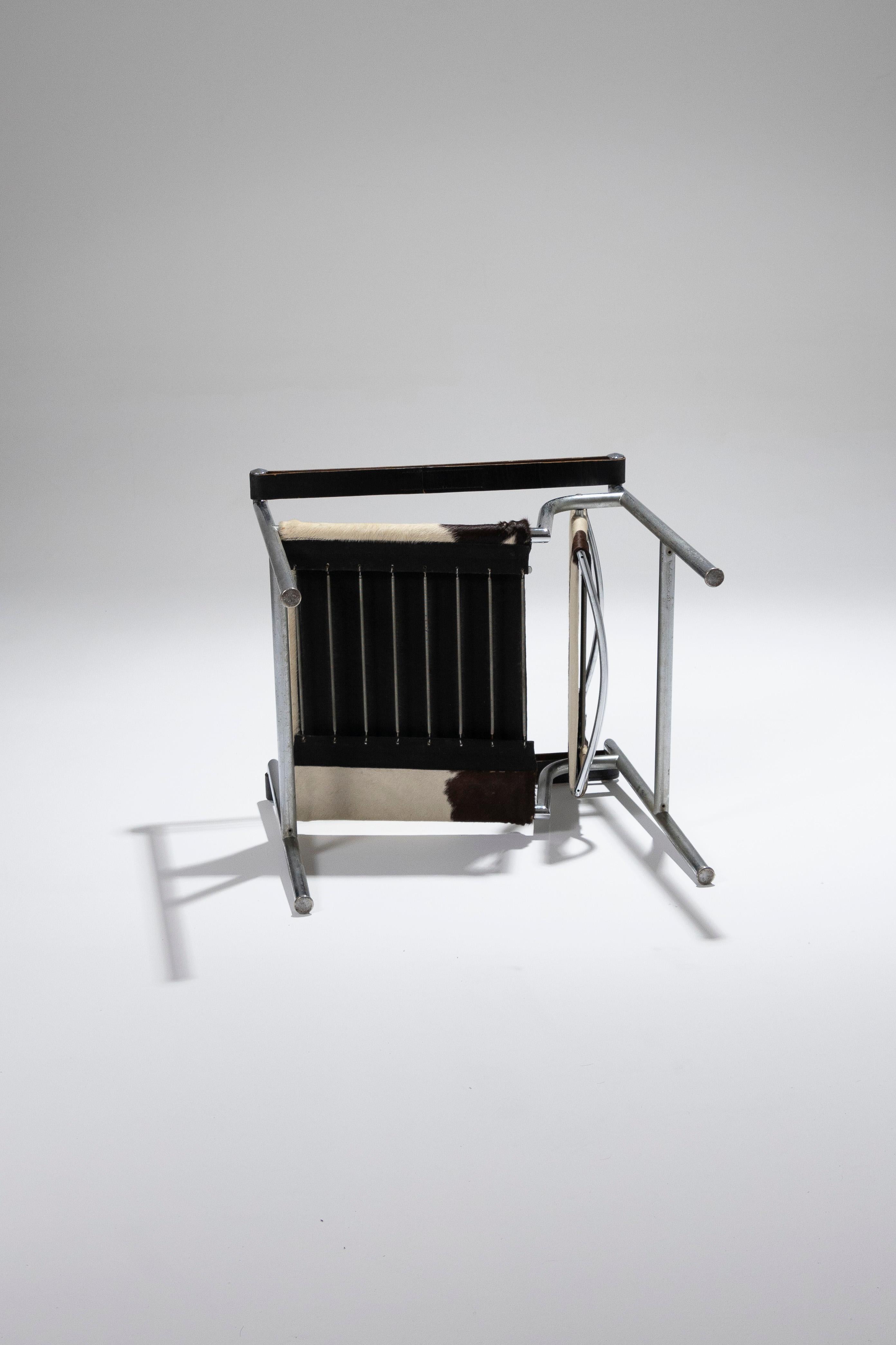 Ledersessel „LC1“, Le Corbusier, Cassina, 1960er-Jahre. 9