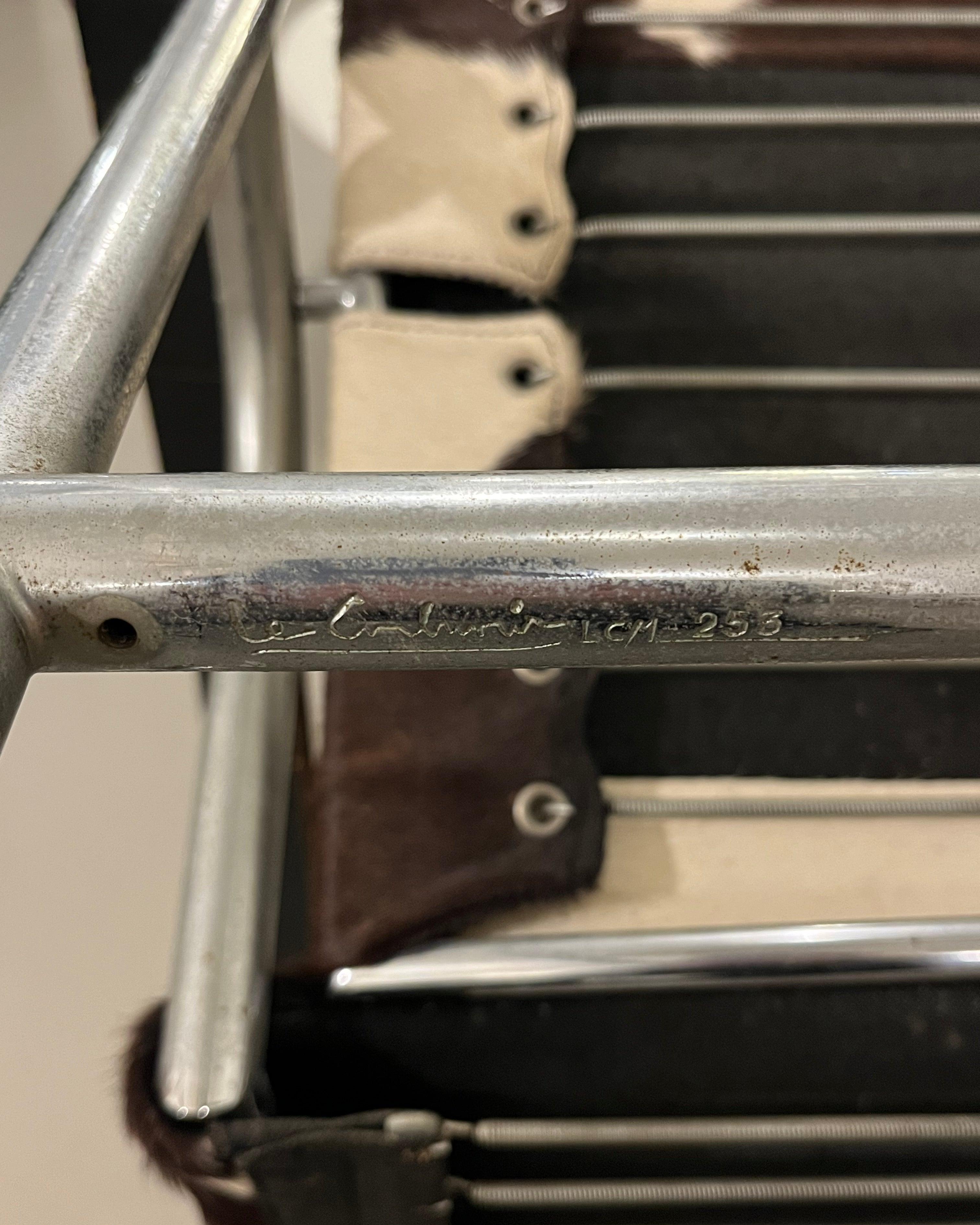 Ledersessel „LC1“, Le Corbusier, Cassina, 1960er-Jahre. im Angebot 14
