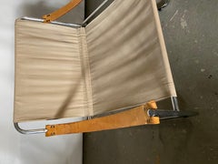 LC1 Style Canvas Sling Lounge Chair