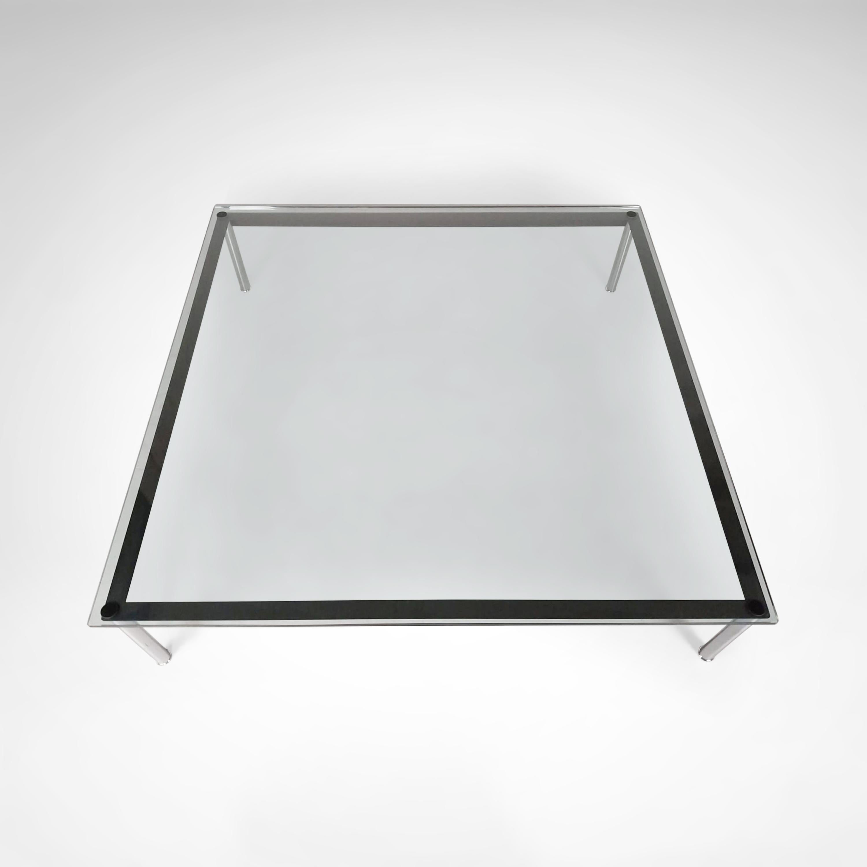 Bauhaus LC10 coffee table by Le Corbusier, Jeanneret and Perriand for Cassina 1990s