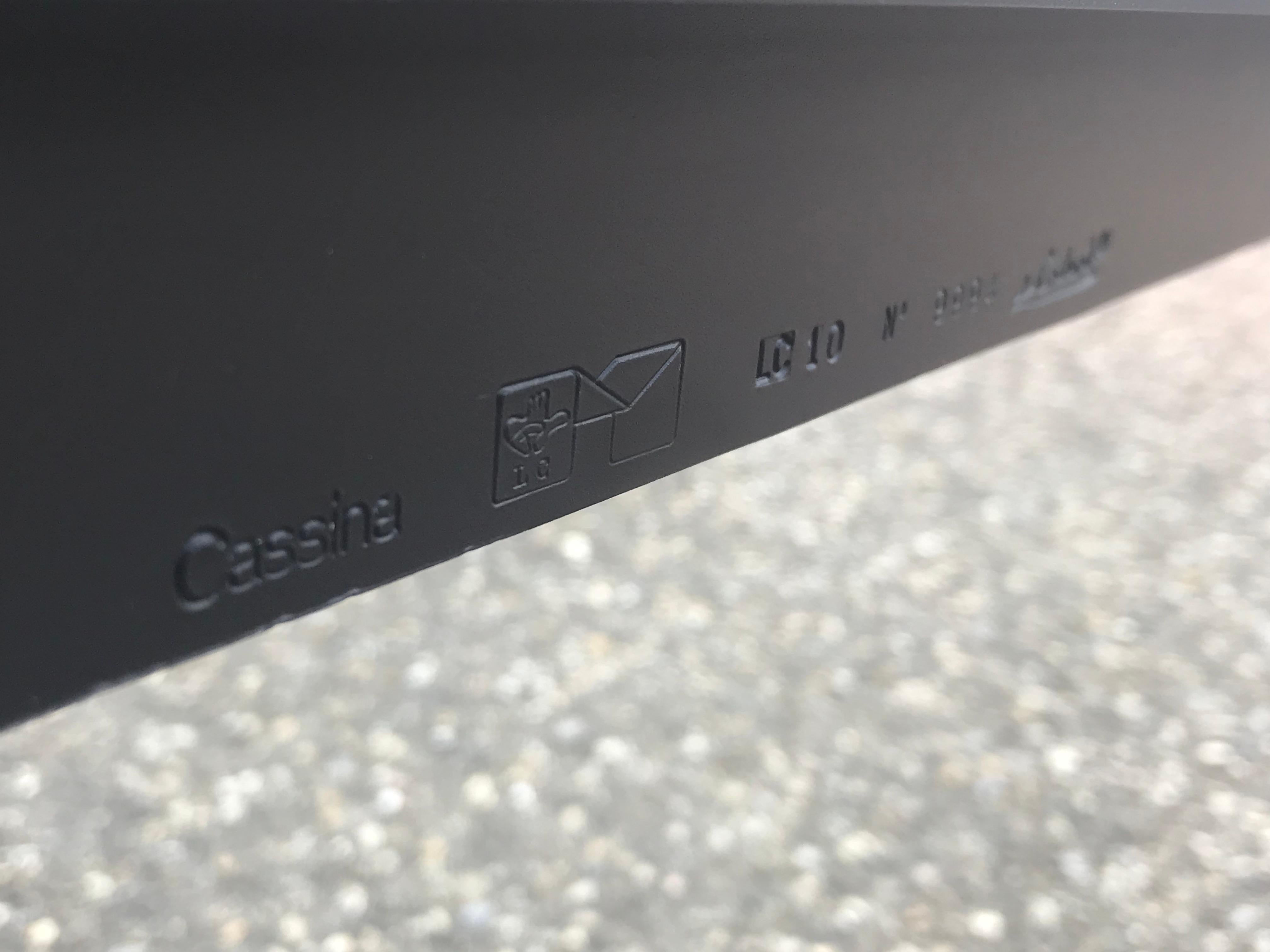 LC10 coffee table by Le Corbusier, Jeanneret and Perriand for Cassina 1990s 2