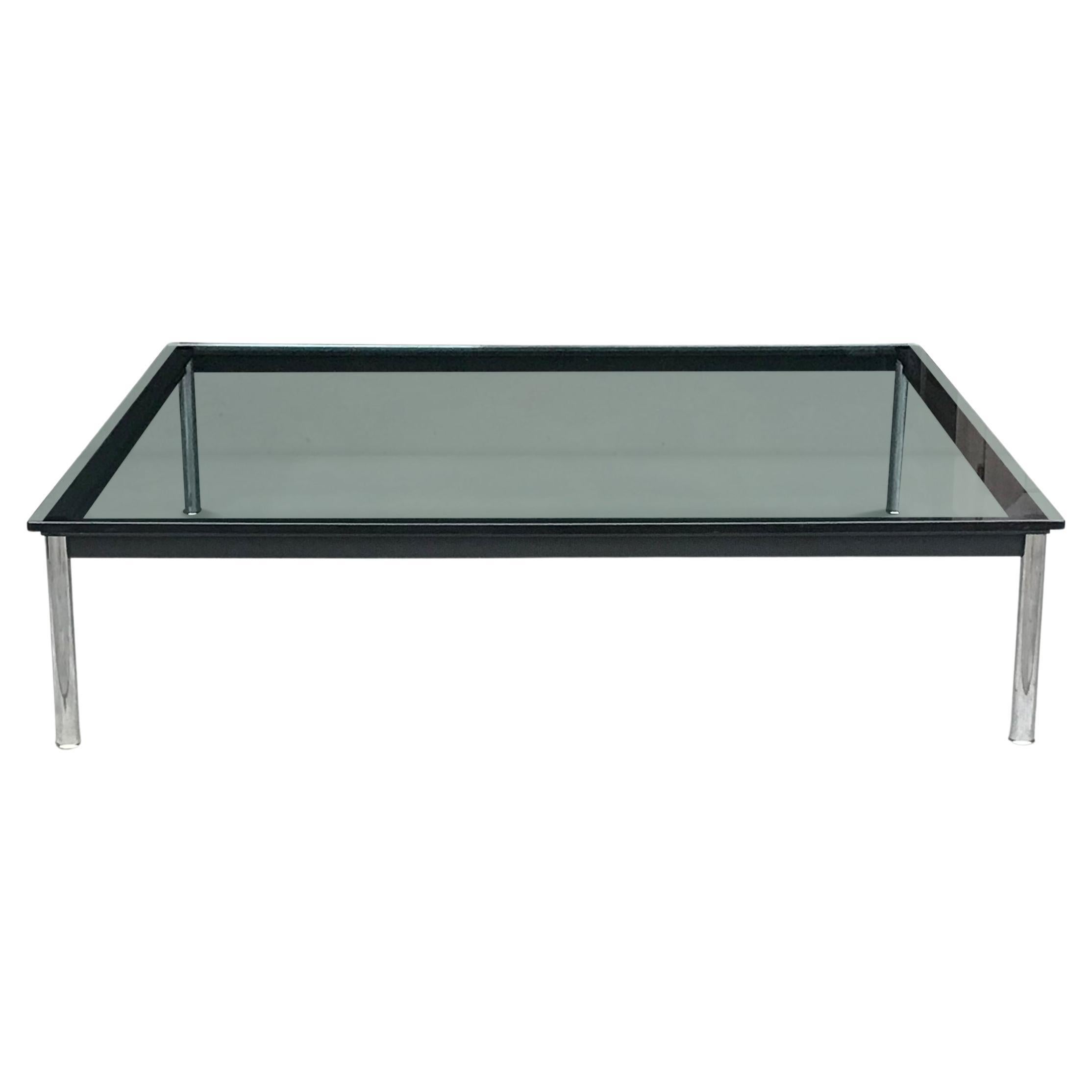 LC10 coffee table by Le Corbusier, Jeanneret and Perriand for Cassina 1990s