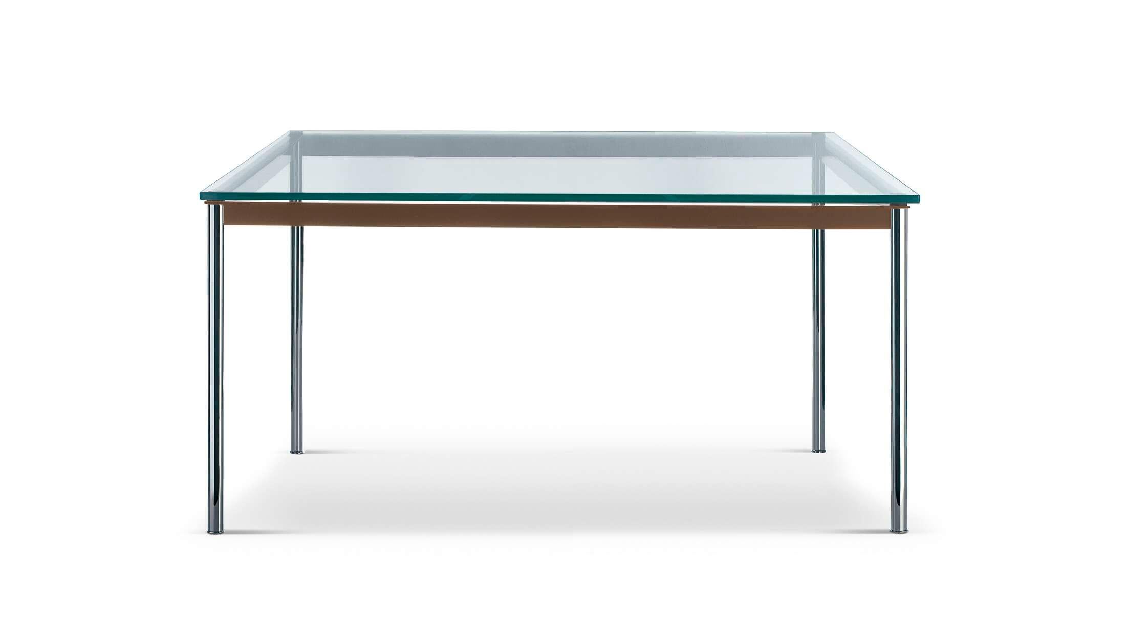 LC10 Tisch en Tube Le Corbusier, P. Jeanneret, C. Perriand Cassina Grand Modele (Moderne der Mitte des Jahrhunderts) im Angebot