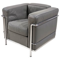 Lc2 Sessel, entworfen von Le Corbusier und Charlotte Perriand für Cassina