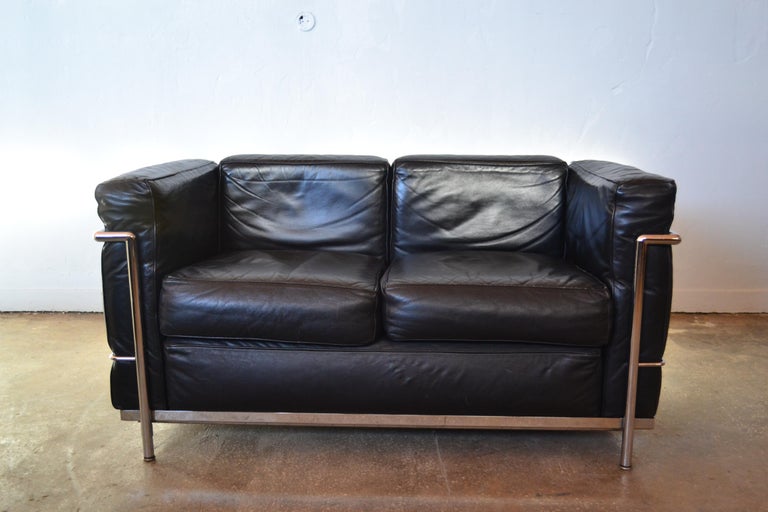 LC2 Living Room Set by Le Corbusier, 1970s For Sale at 1stDibs