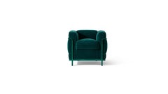 LC2 "Petit Modèle, Durable, 60" Poltrona verde in edizione limitata di Cassina