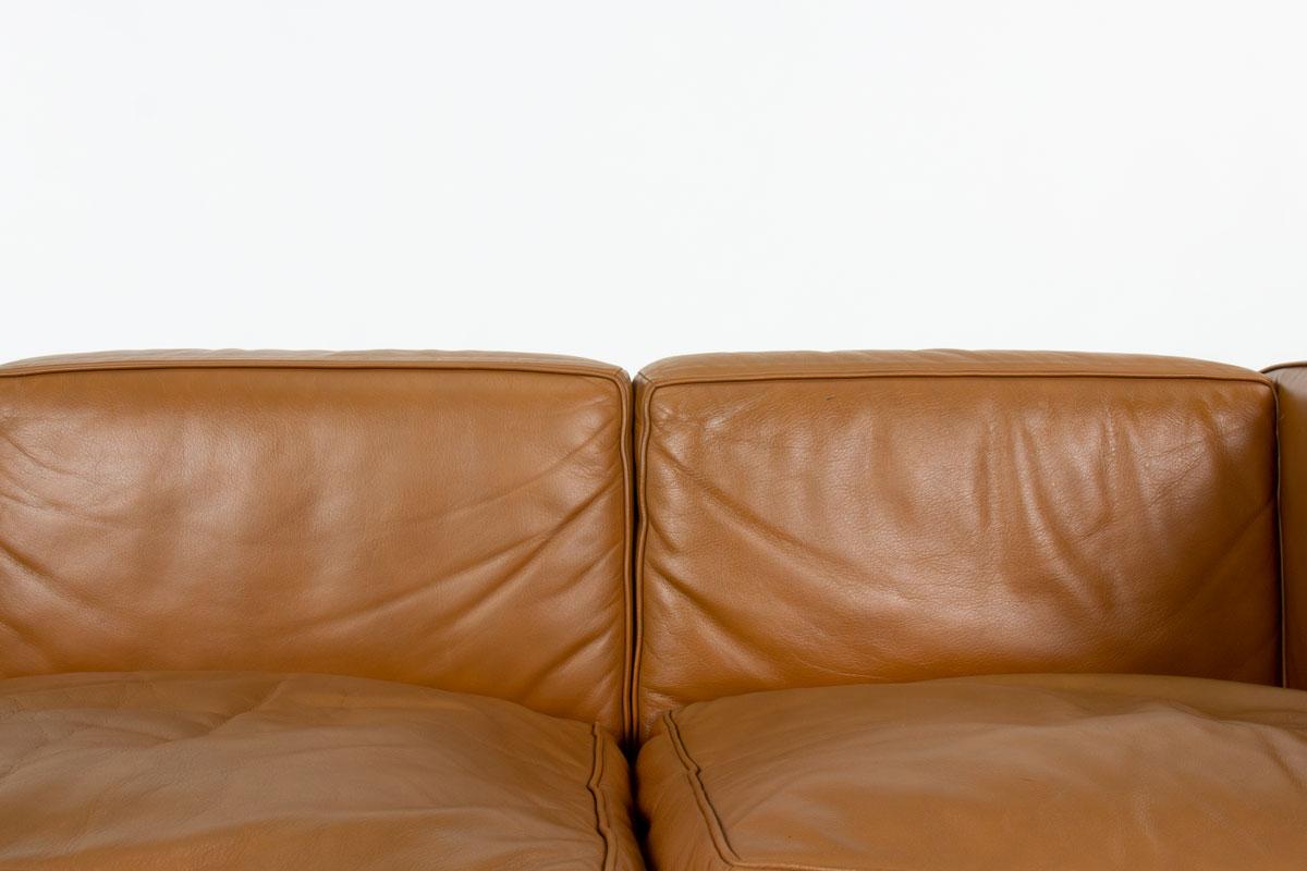 LC2 sofa by Le Corbusier for Cassina, 1970s For Sale 5