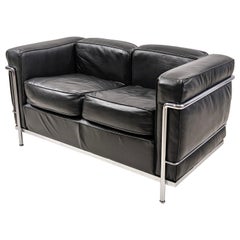 LC2 Sofa Signed Le Corbusier Cassina Edition