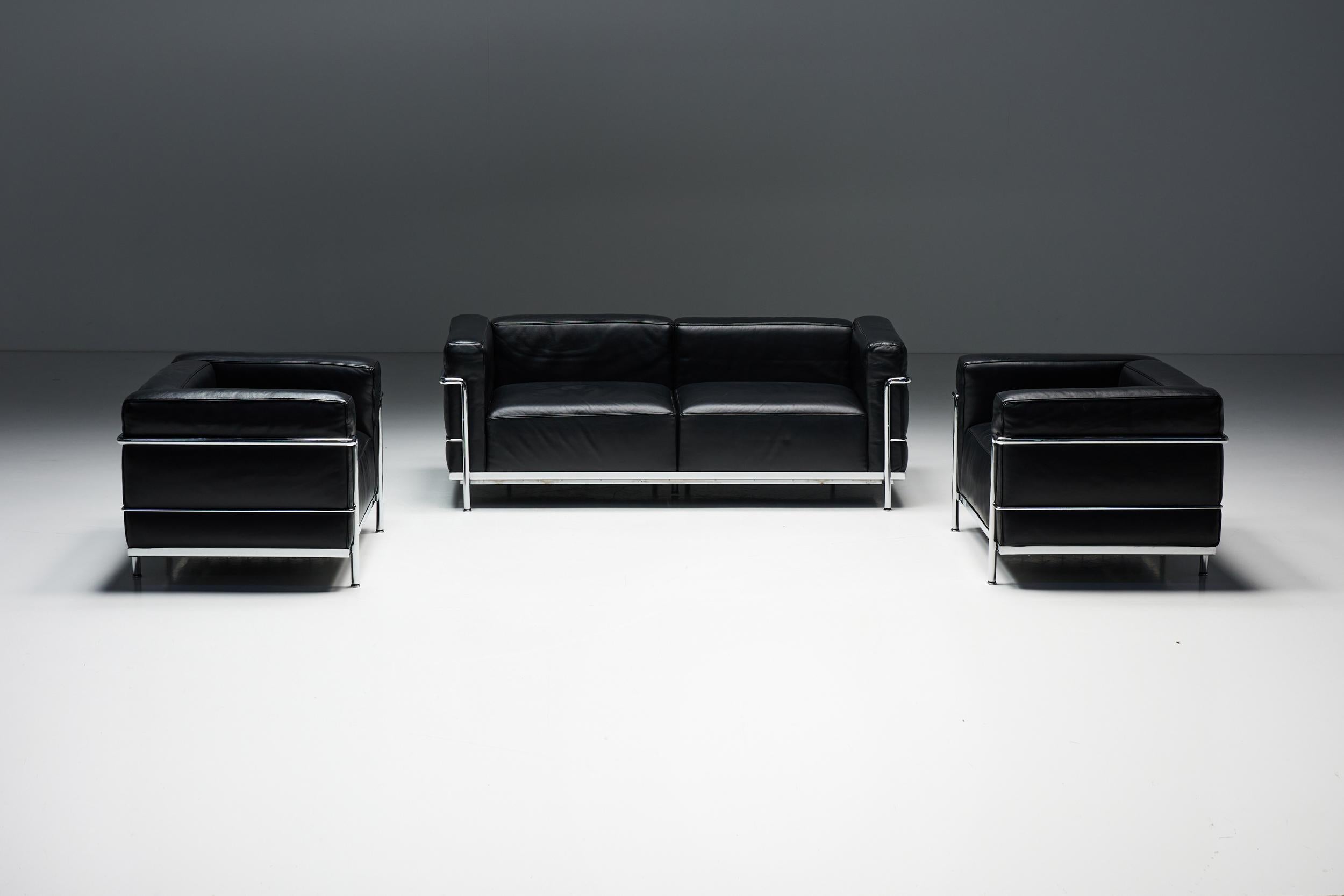 LC3 Armchair by Le Corbusier for Cassina, 1990s For Sale 8