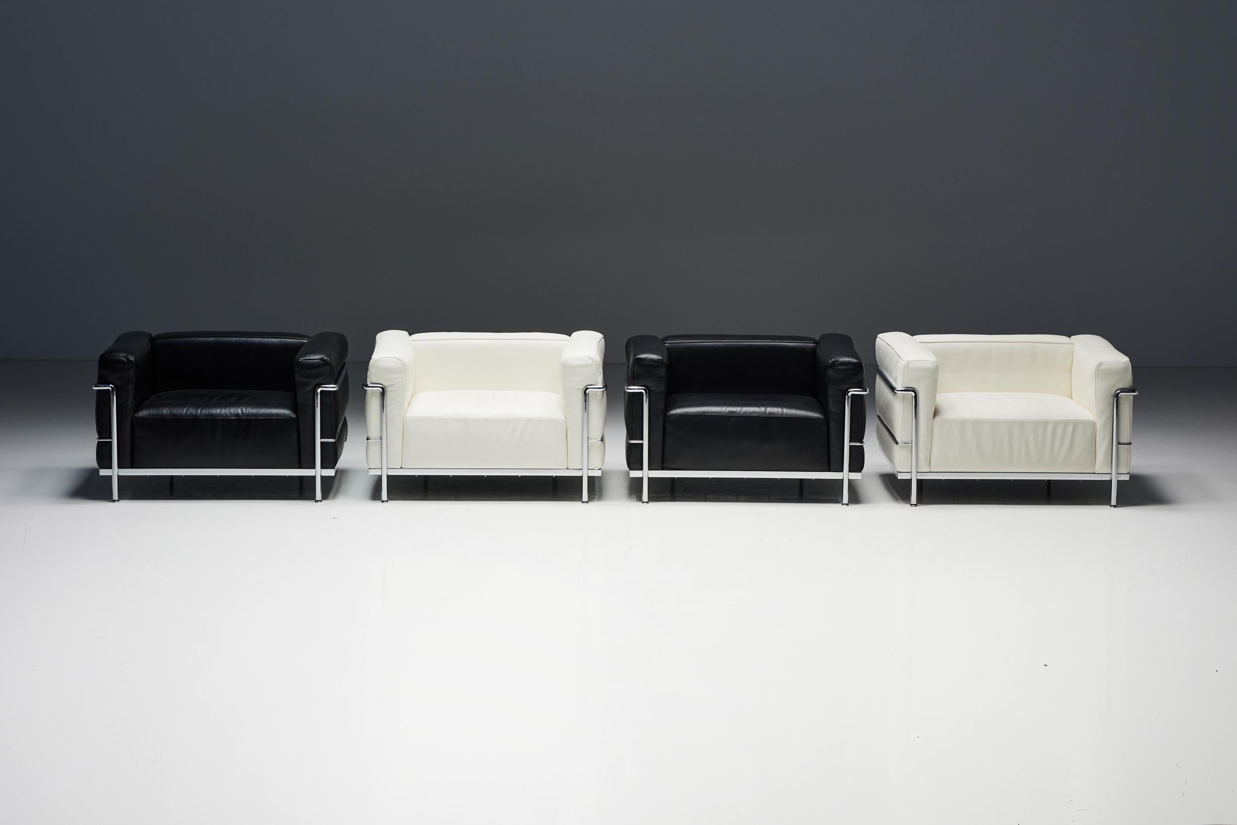 Sessel LC3 von Le Corbusier für Cassina, 1990er-Jahre im Angebot 8