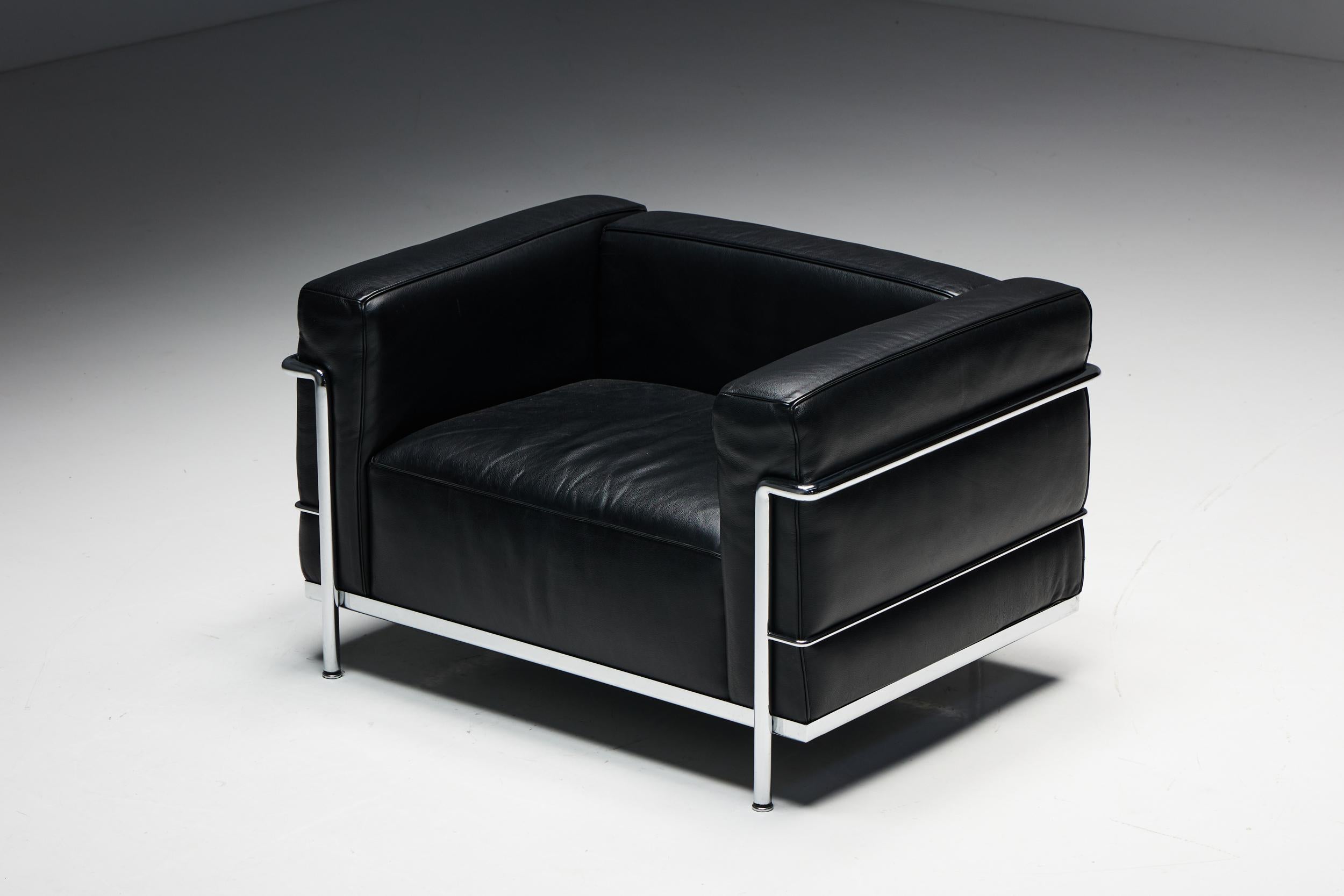 LC3 Armchair by Le Corbusier for Cassina, 1990s For Sale 1