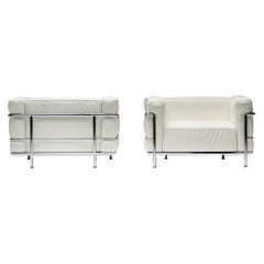 Fauteuil LC3 de Le Corbusier pour Cassina, années 1990