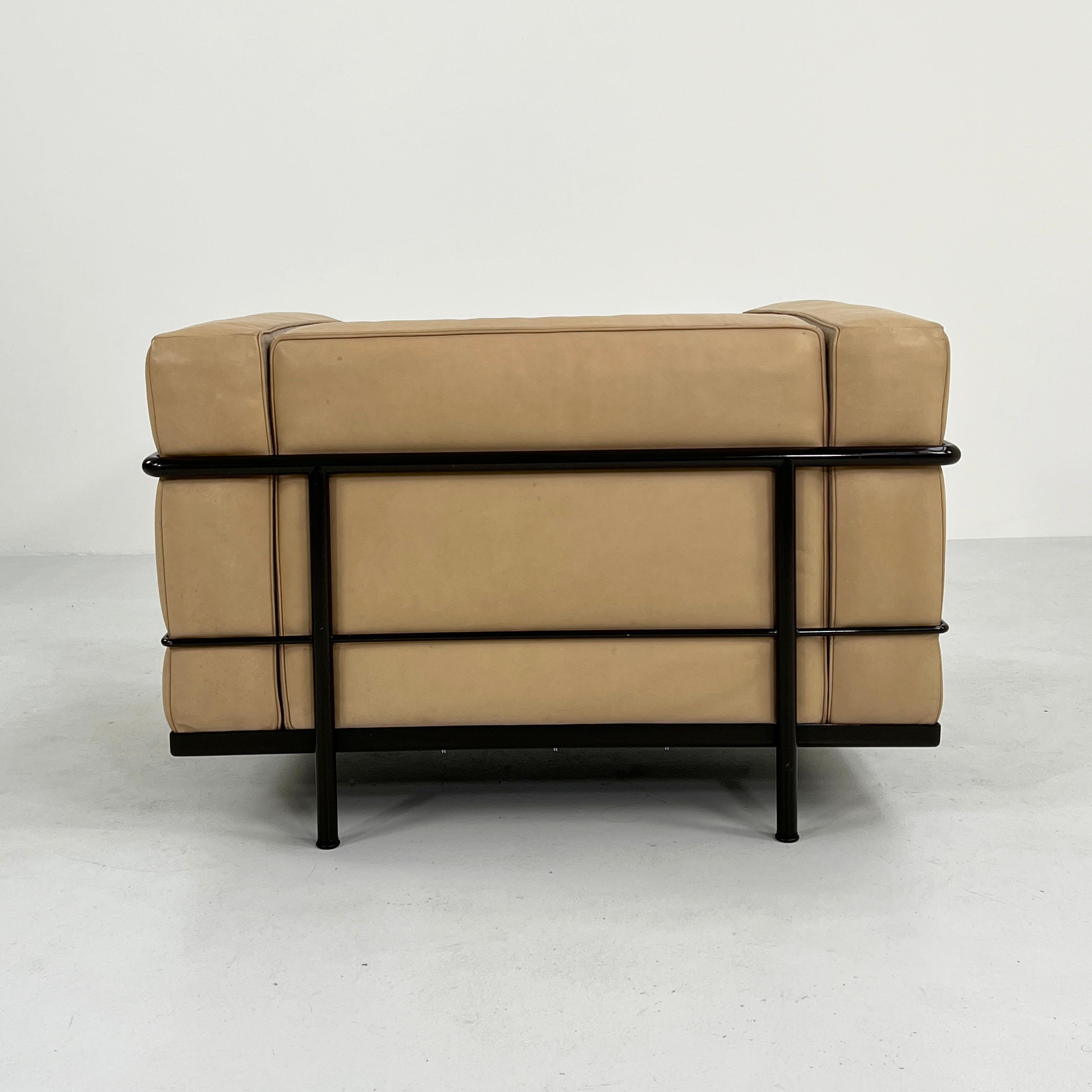 Metal LC3 Grand Confort by Le Corbusier for Cassina, 2000s