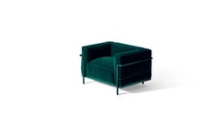LC3 “Grand Confort, Durable, 60” Limited Edition Green Armchair by Cassina