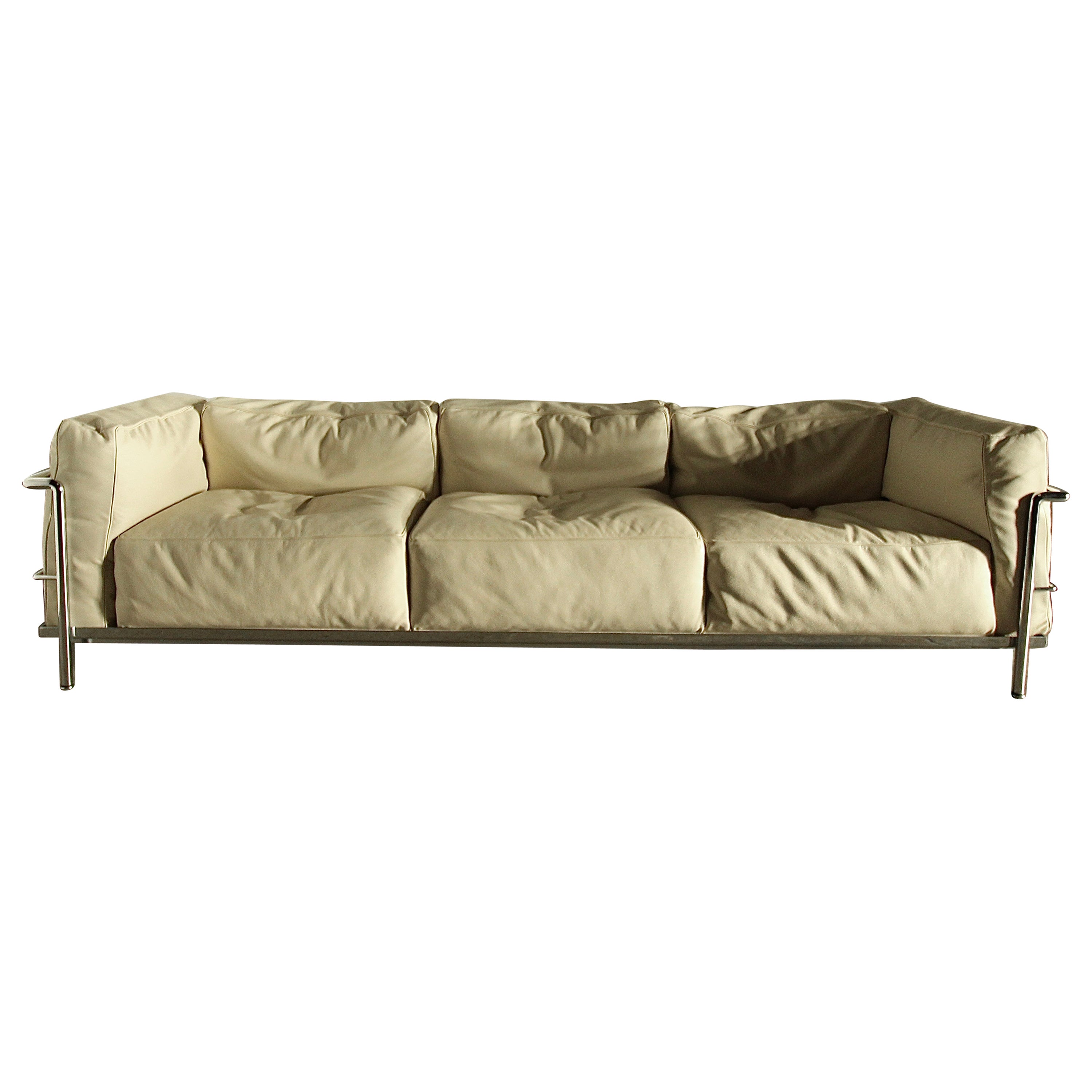 'LC3 Grande Modele' Sofa by Jeanneret, Perriand, and Le Corbusier for Cassina