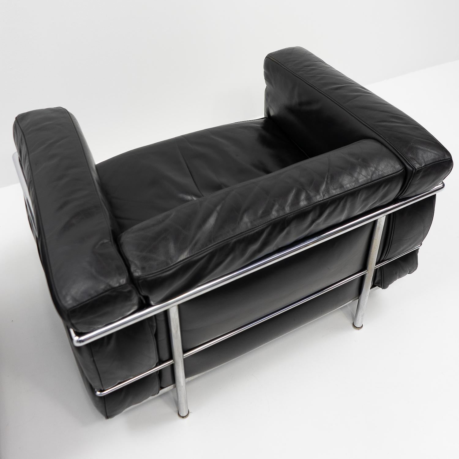 LC3 Lounge Chairs, Le Corbusier by Cassina, 1970s 6