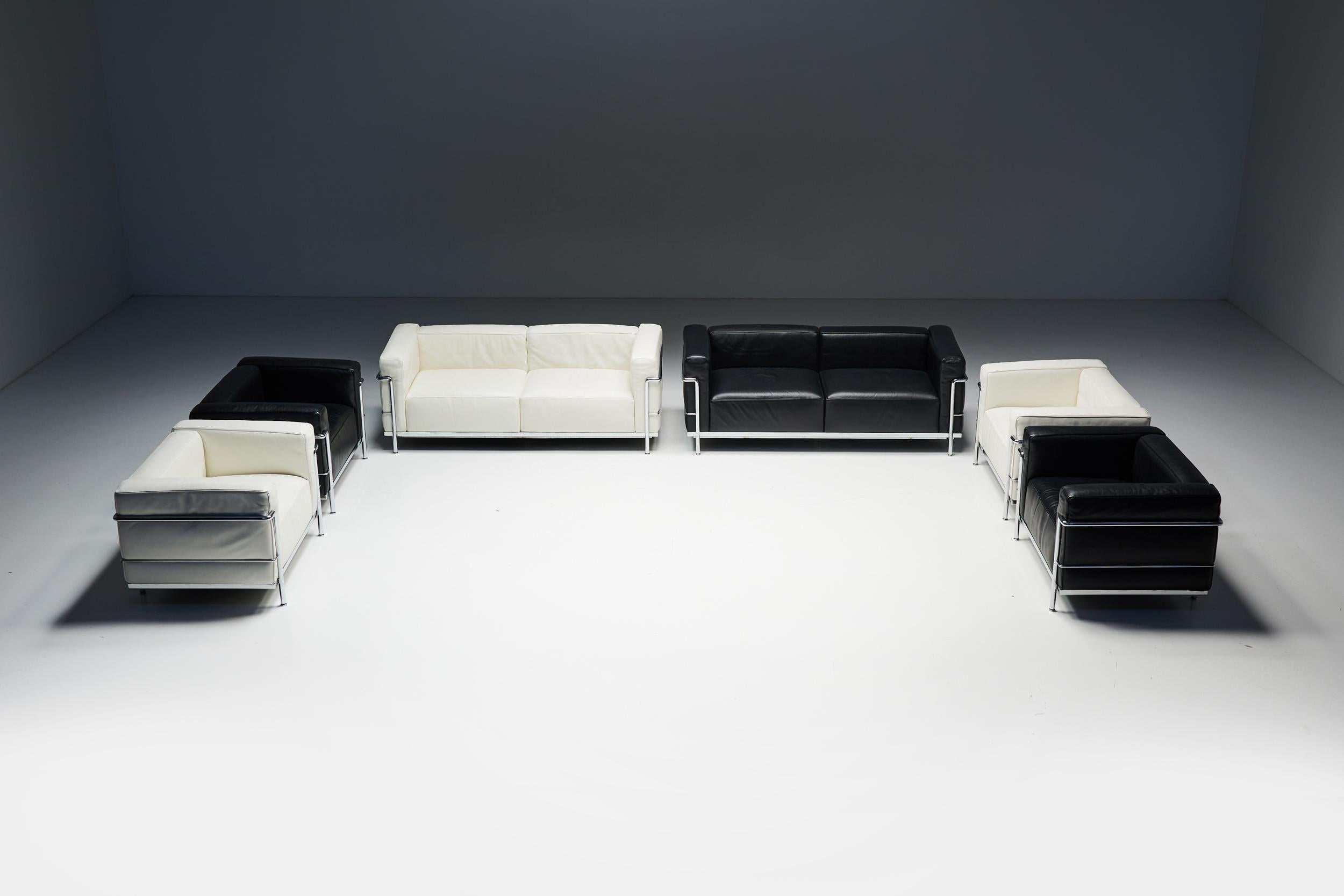 LC3 Sofa by Le Corbusier for Cassina, 1990s 8