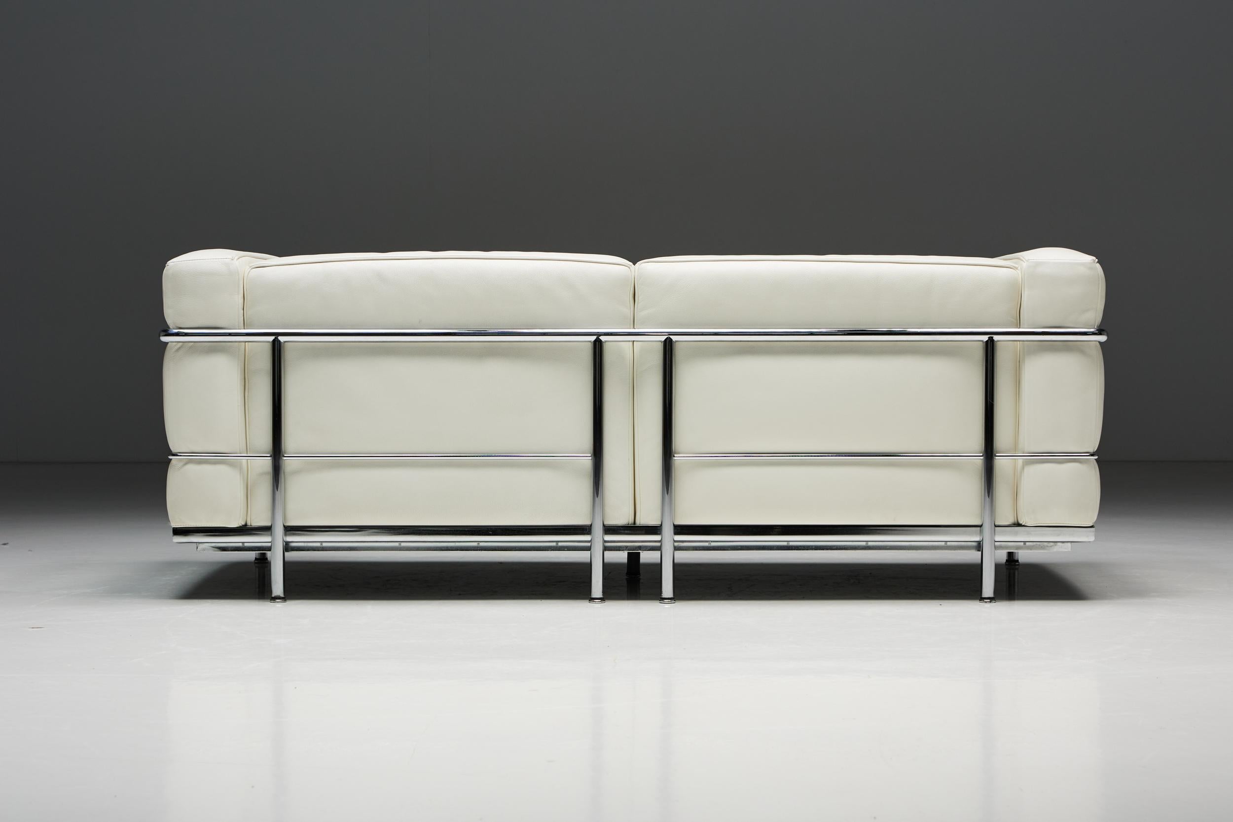 LC3 Sofa von Le Corbusier für Cassina, 1990er-Jahre (Italienisch) im Angebot