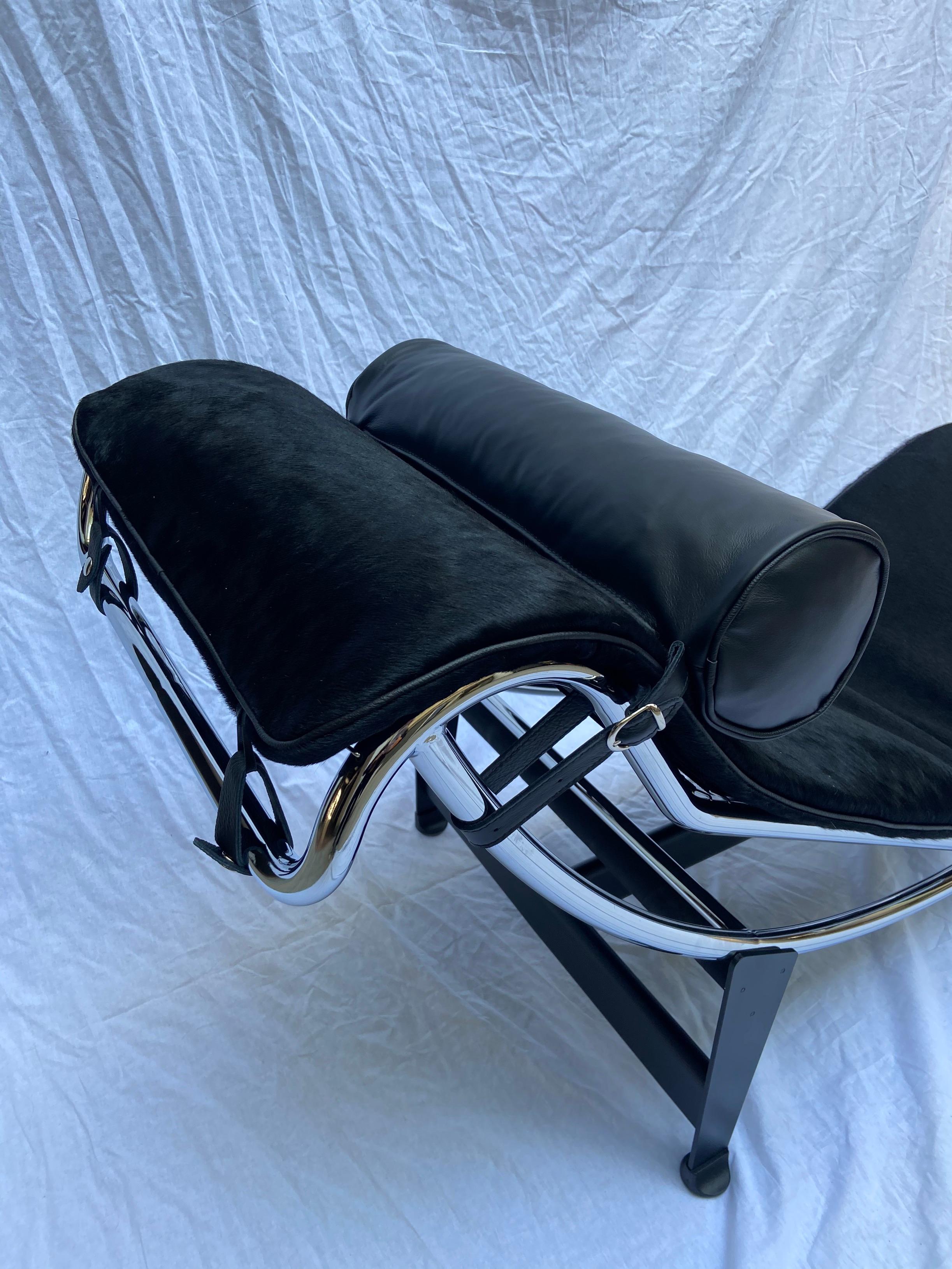 French LC4 Black Pony, Le Corbusier / Charlotte Perriand