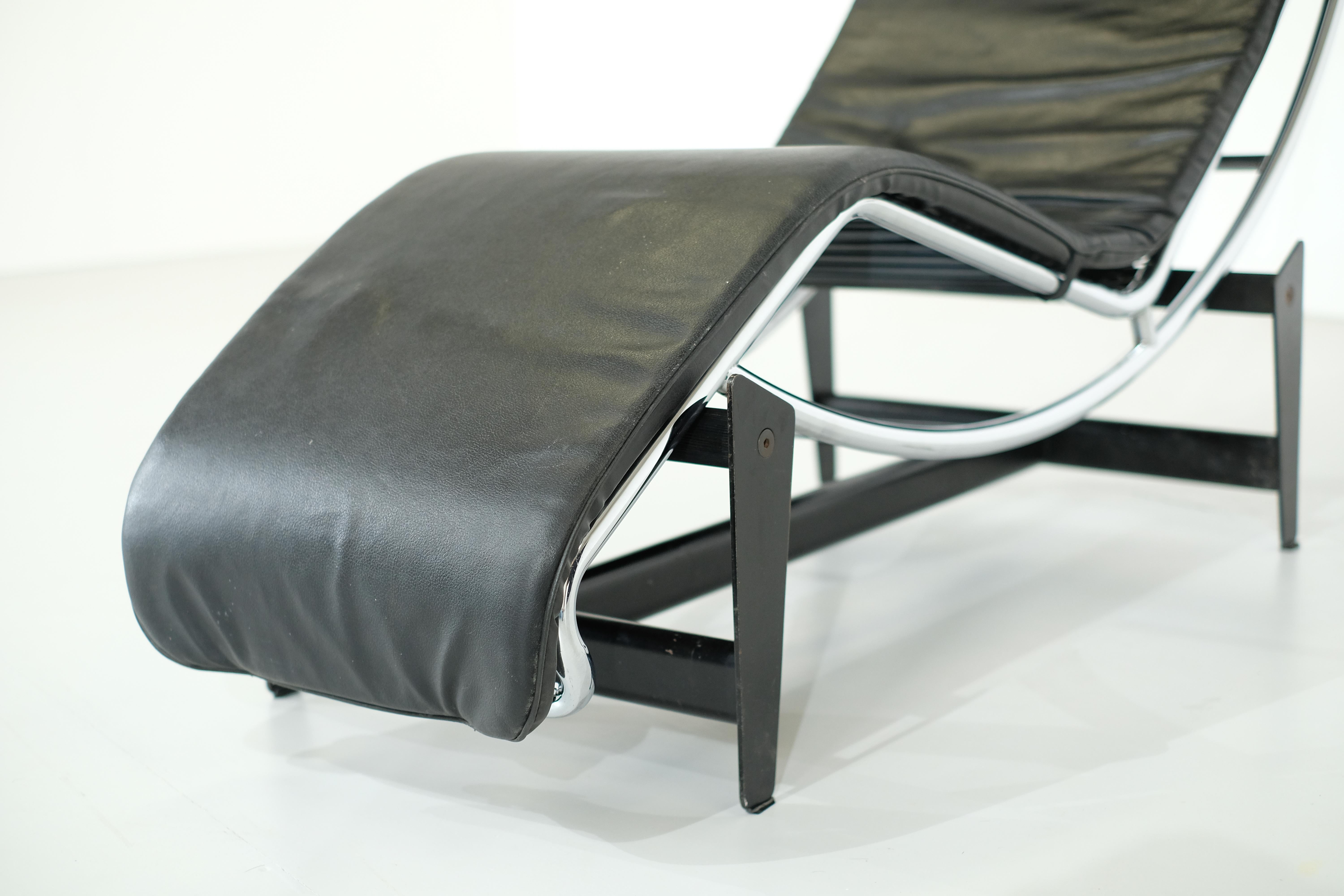 italien LC4 de Charlotte Perriand, Pierre Jaenneret & Lecorbusier pour Cassina, 1970 en vente