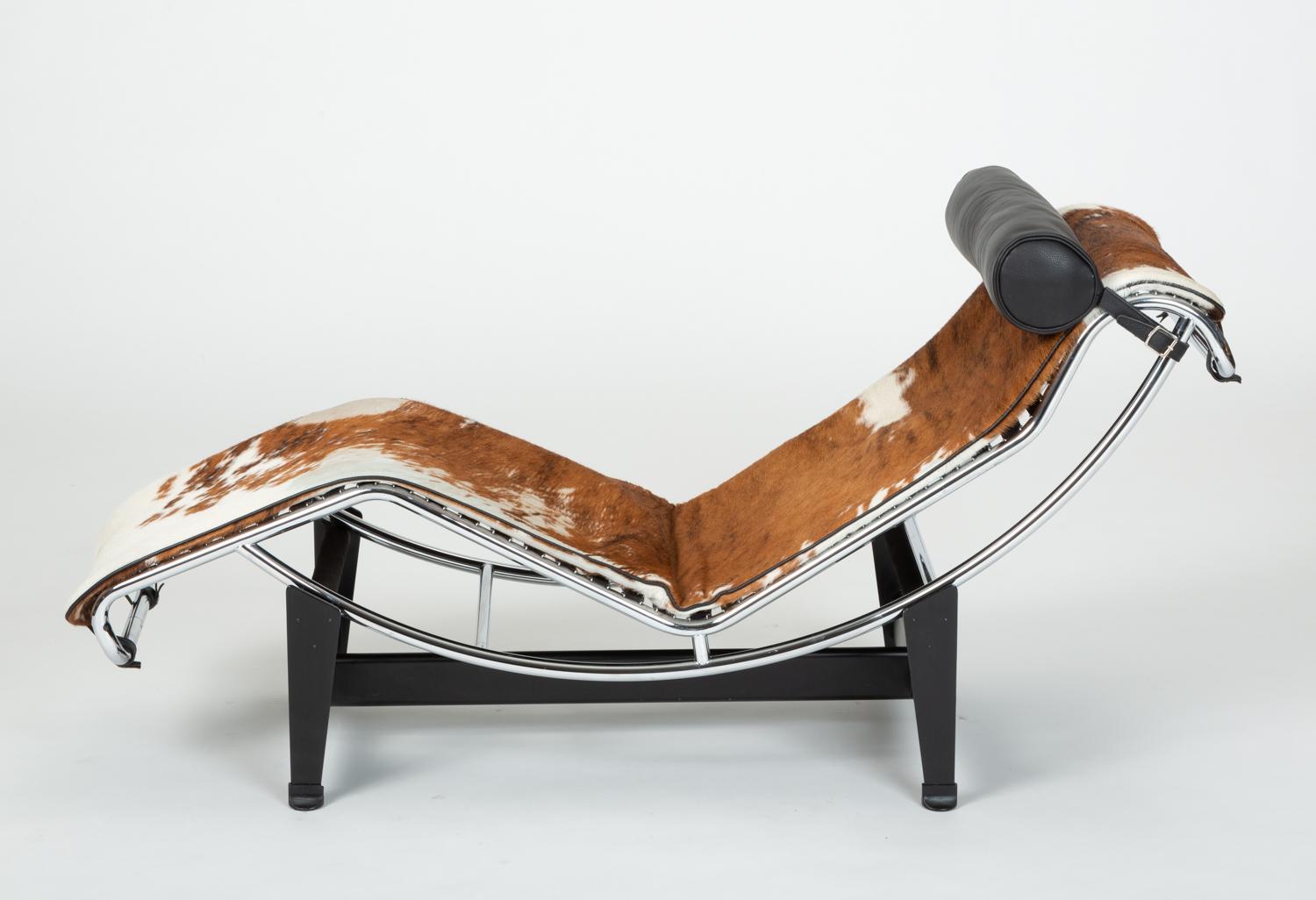Leather LC4 Chaise Lounge by Le Corbusier for Cassina