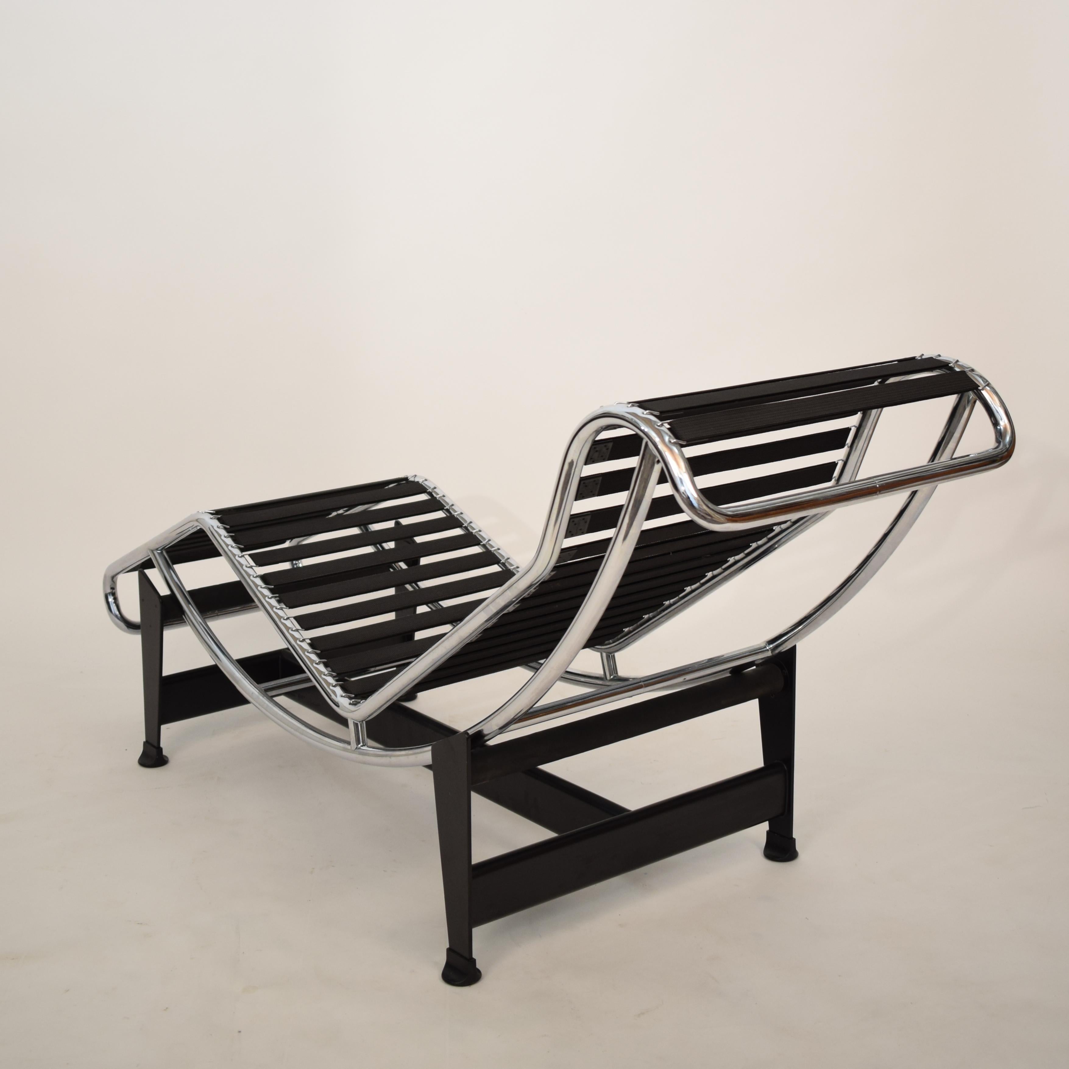 LC4 Chaise Lounge Leather by Charlotte Perriand and Le Corbusier, for Cassina 7