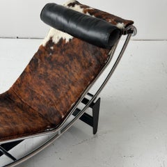 LC4 Cowhide Chaise by Le Corbusier, Jeanneret, and Perriand for Cassina