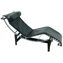 Antique LC4 Daybed or Chaise Lounge by Le Corbusier for Cassina
