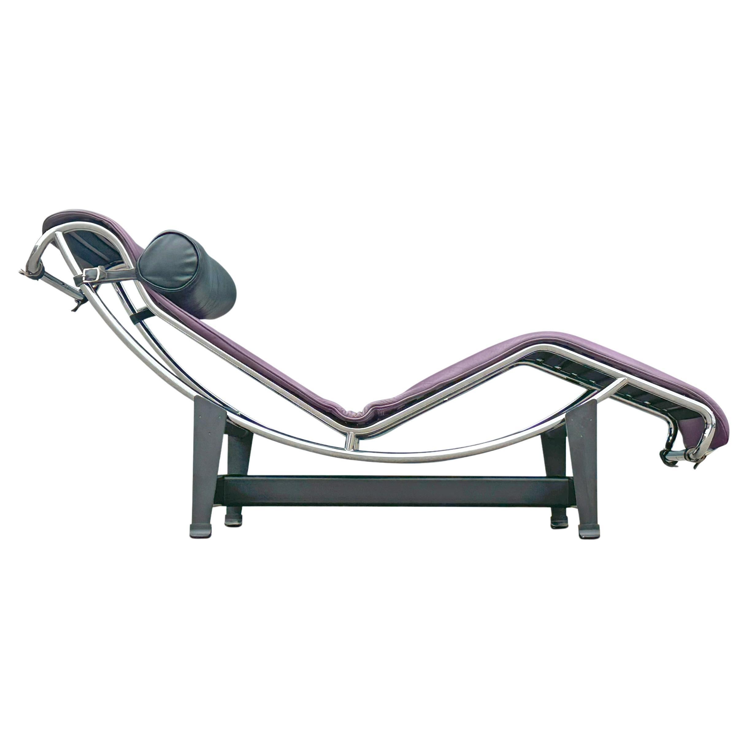 Chaise longue LC4 edición limitada de Le Corbusier para Cassina años 90