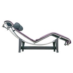 LC4 limited edition chaise longue by Le Corbusier for Cassina 1990s
