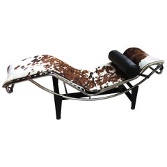 LC4 Lounge Chair by Designer Le Corbusier, Bi-Color