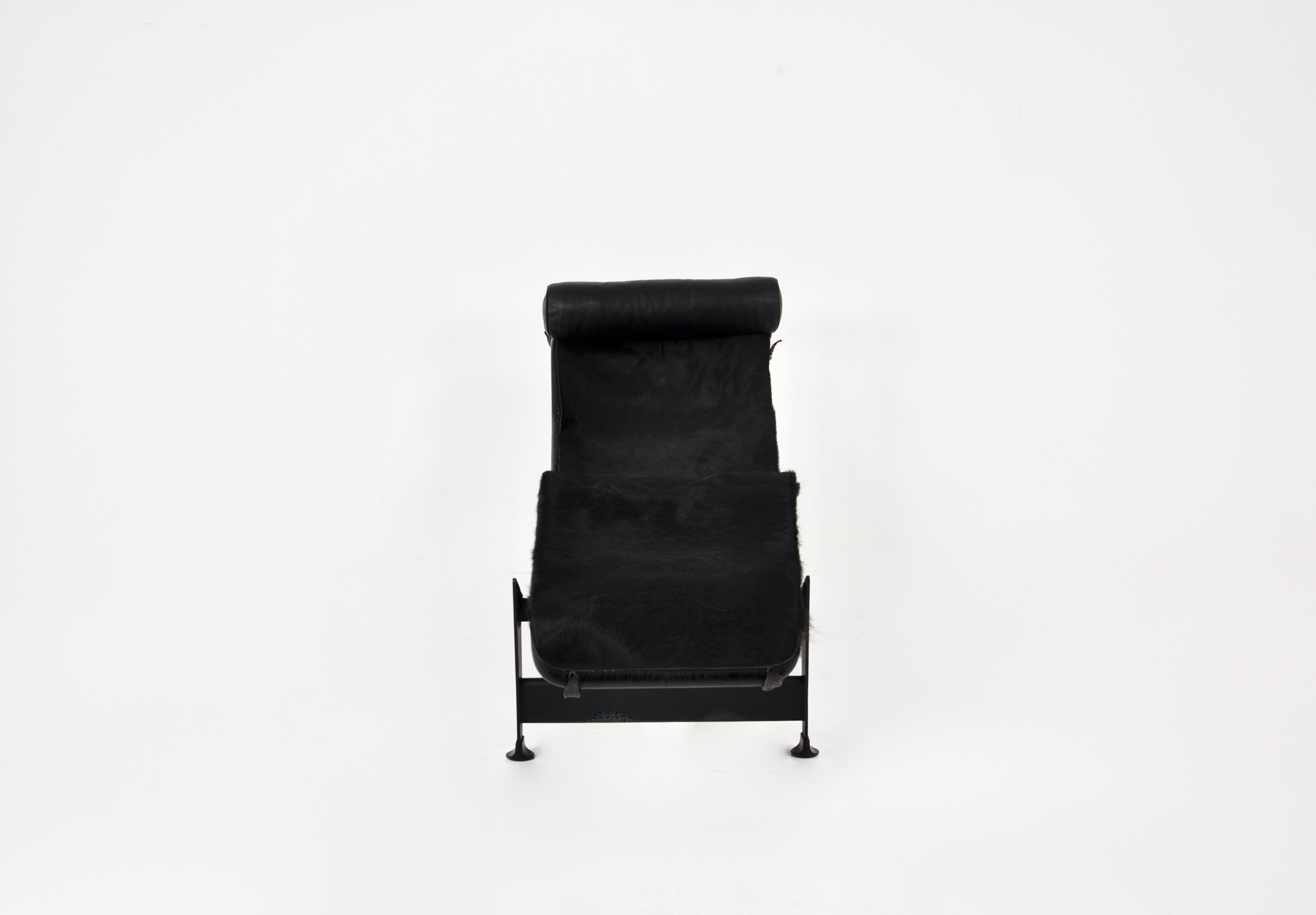 LC4 Lounge Chair by Le Corbusier for Cassina, 1984 In Good Condition For Sale In bruxelles, BE