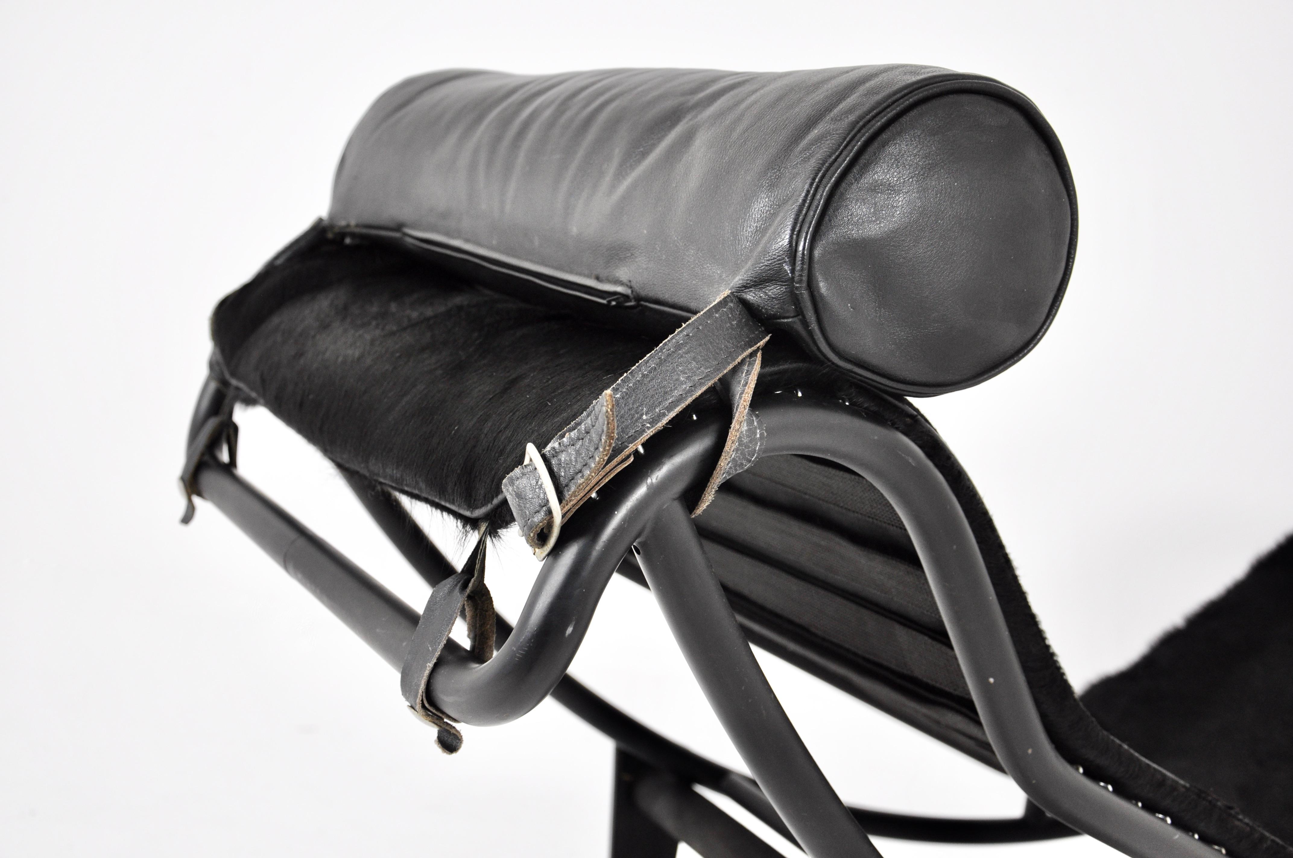 LC4 Lounge Chair by Le Corbusier for Cassina, 1984 For Sale 2