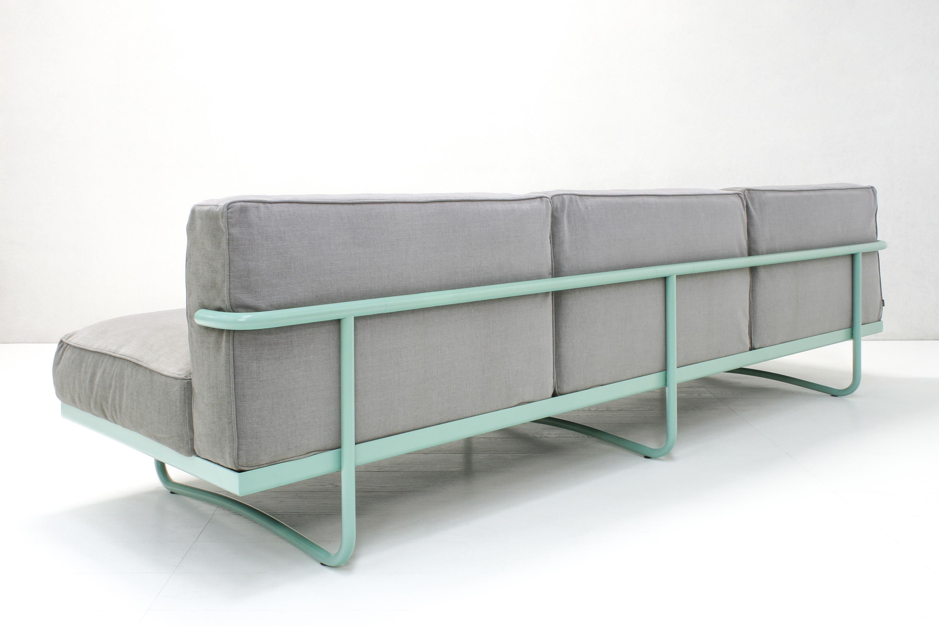 LC5 3-seater Sofa by Le Corbusier, Pierre Jeanneret & Ch. Perriand for Cassina In Good Condition For Sale In Izegem, VWV