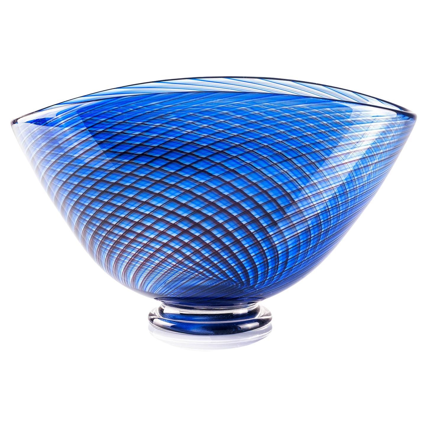 LC5 Glass Bowl by Vicke Lindstrand for Kosta, Sweden For Sale