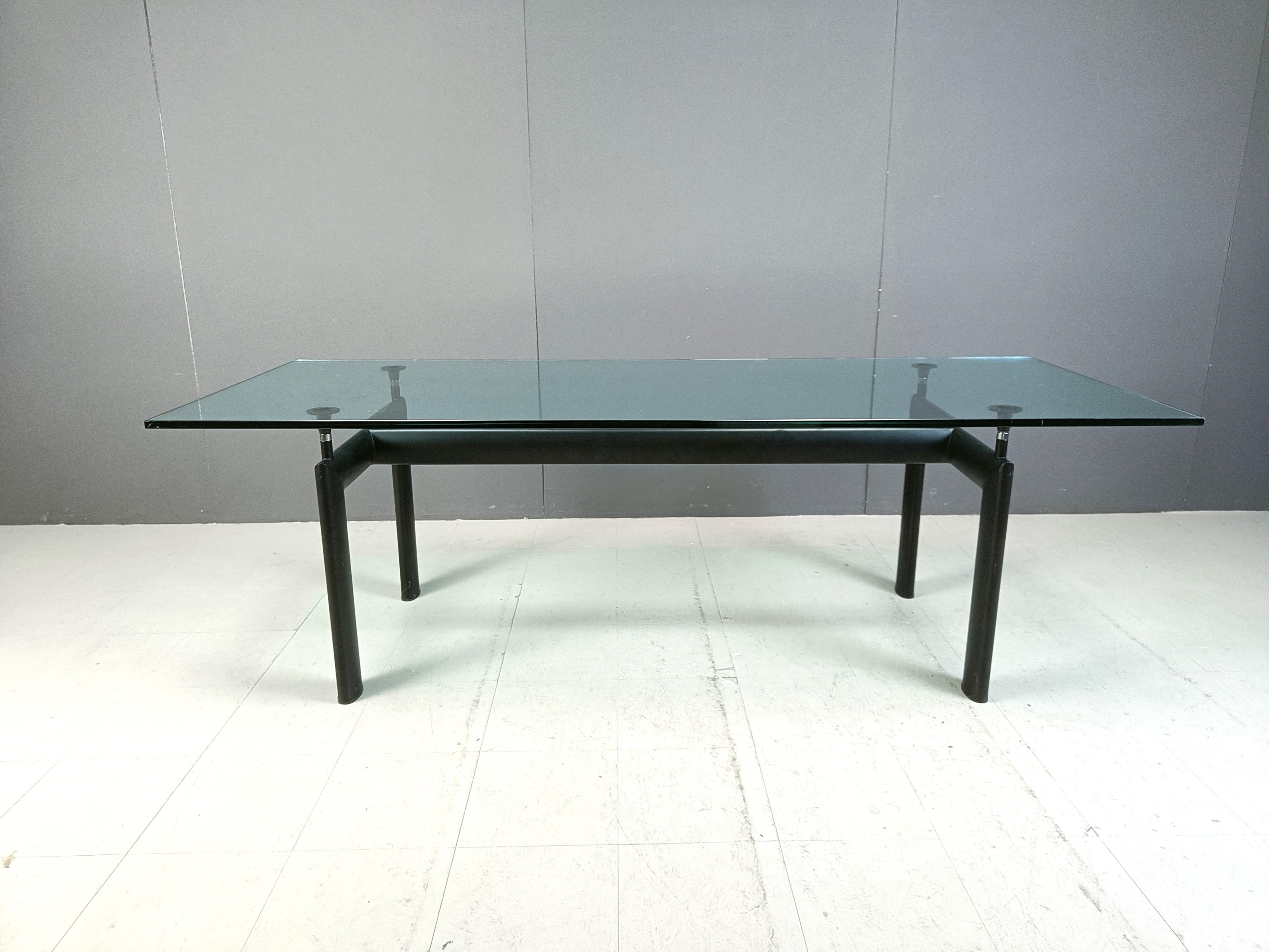 Italian LC6 dining table by Le Corbusier for Cassina, 1990s