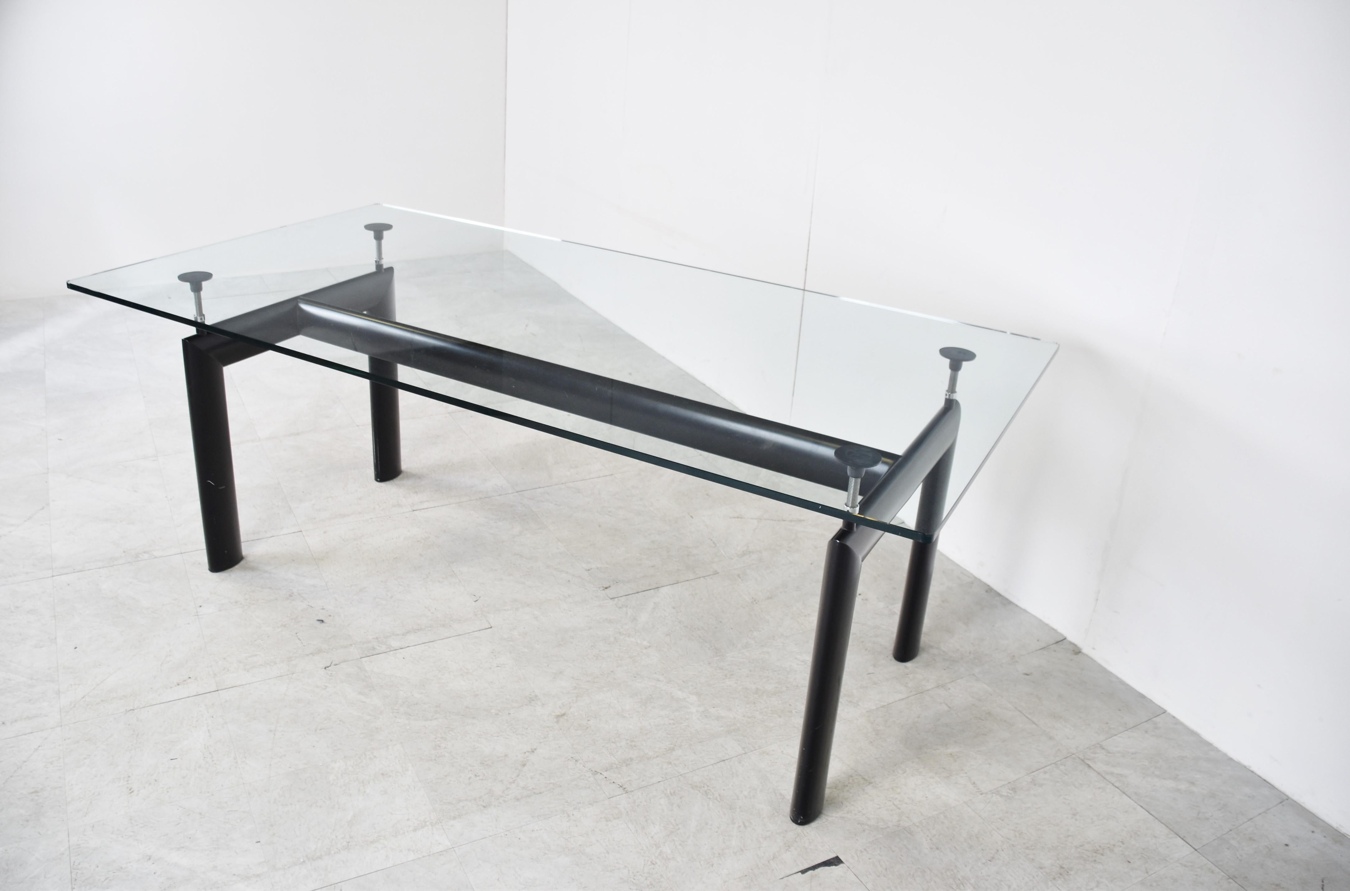 LC6 Dining Table by Le Corbusier for Cassina, 1990s In Good Condition In HEVERLEE, BE