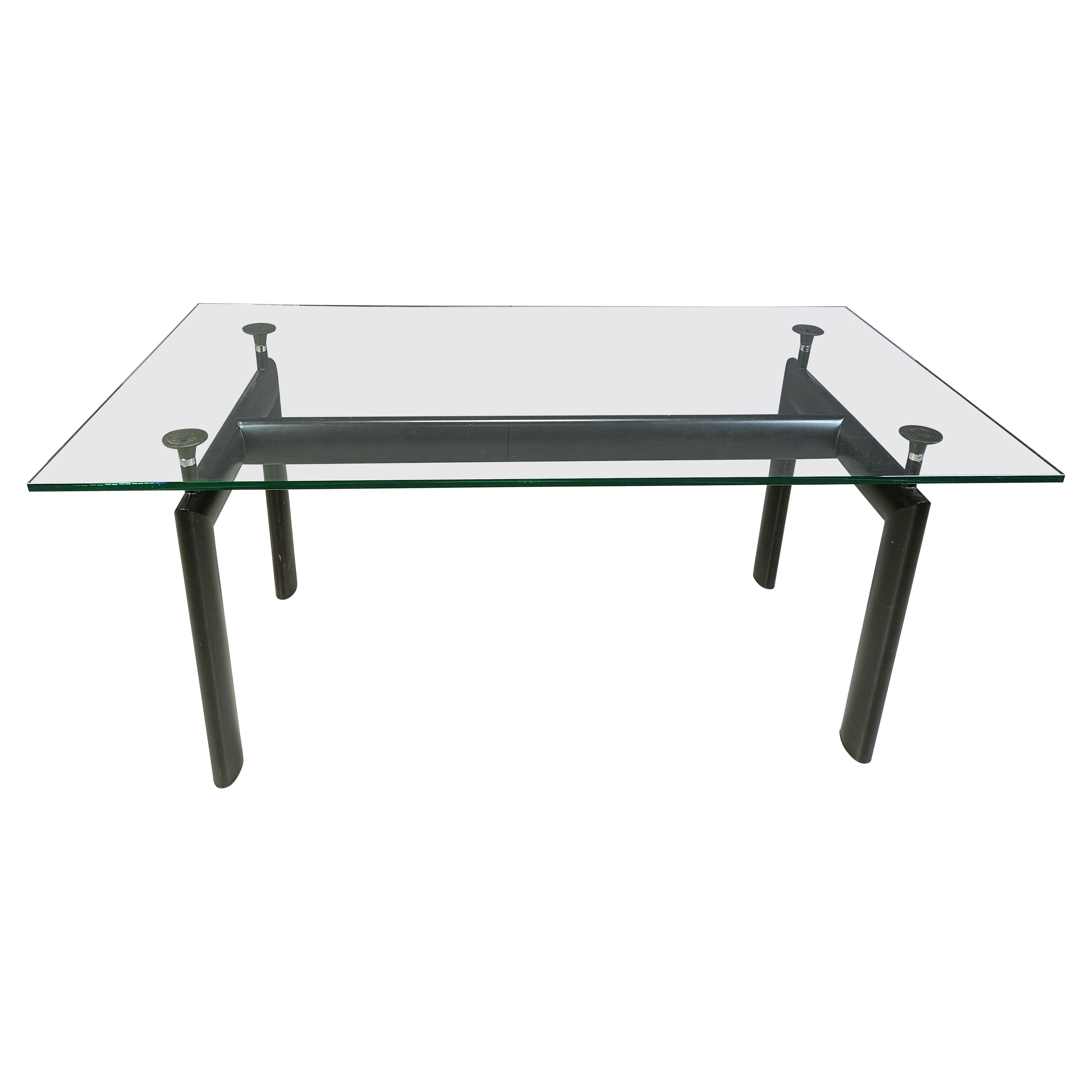 Table à manger LC6 de Le Corbusier pour Cassina, années 1990