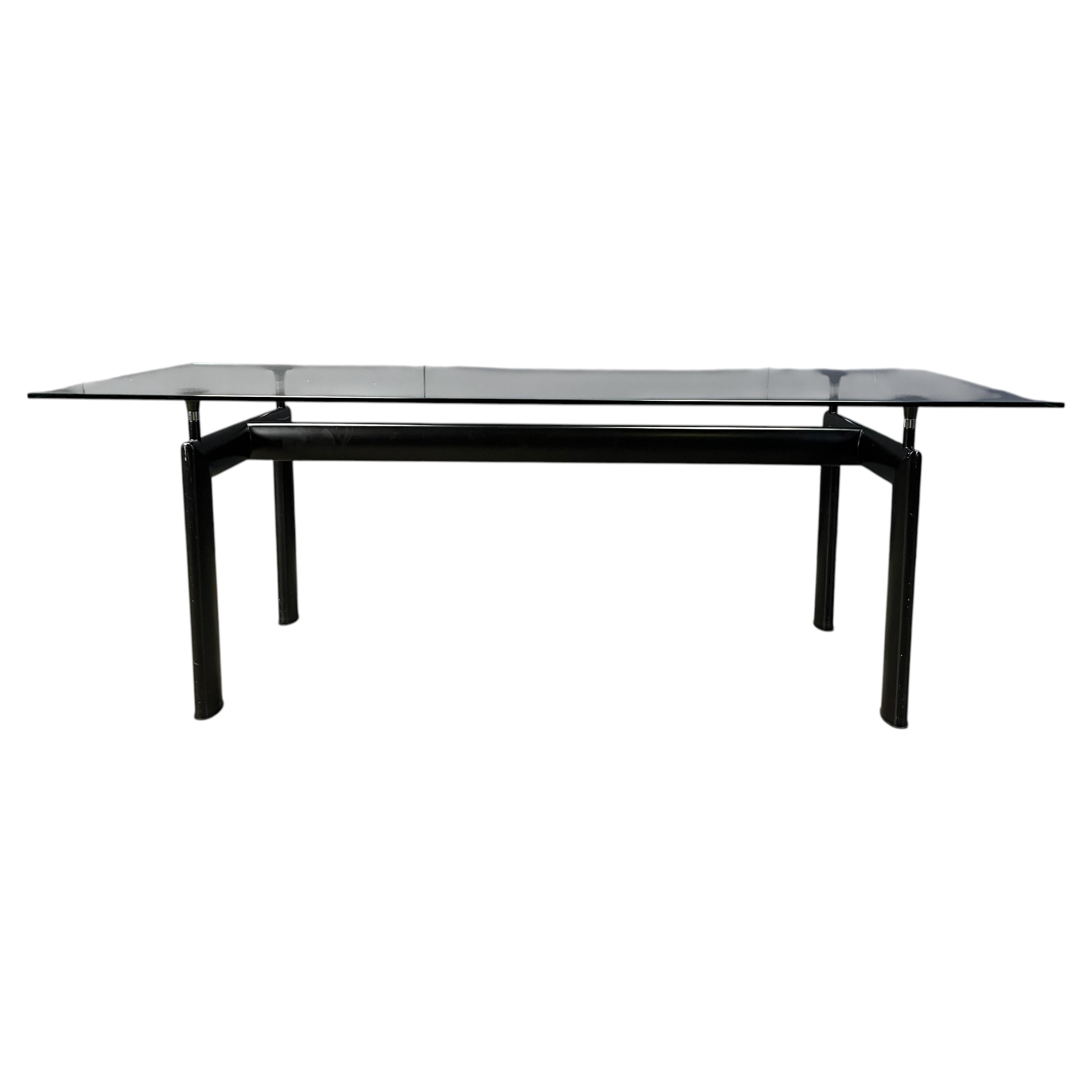 LC6 dining table by Le Corbusier for Cassina, 1990s