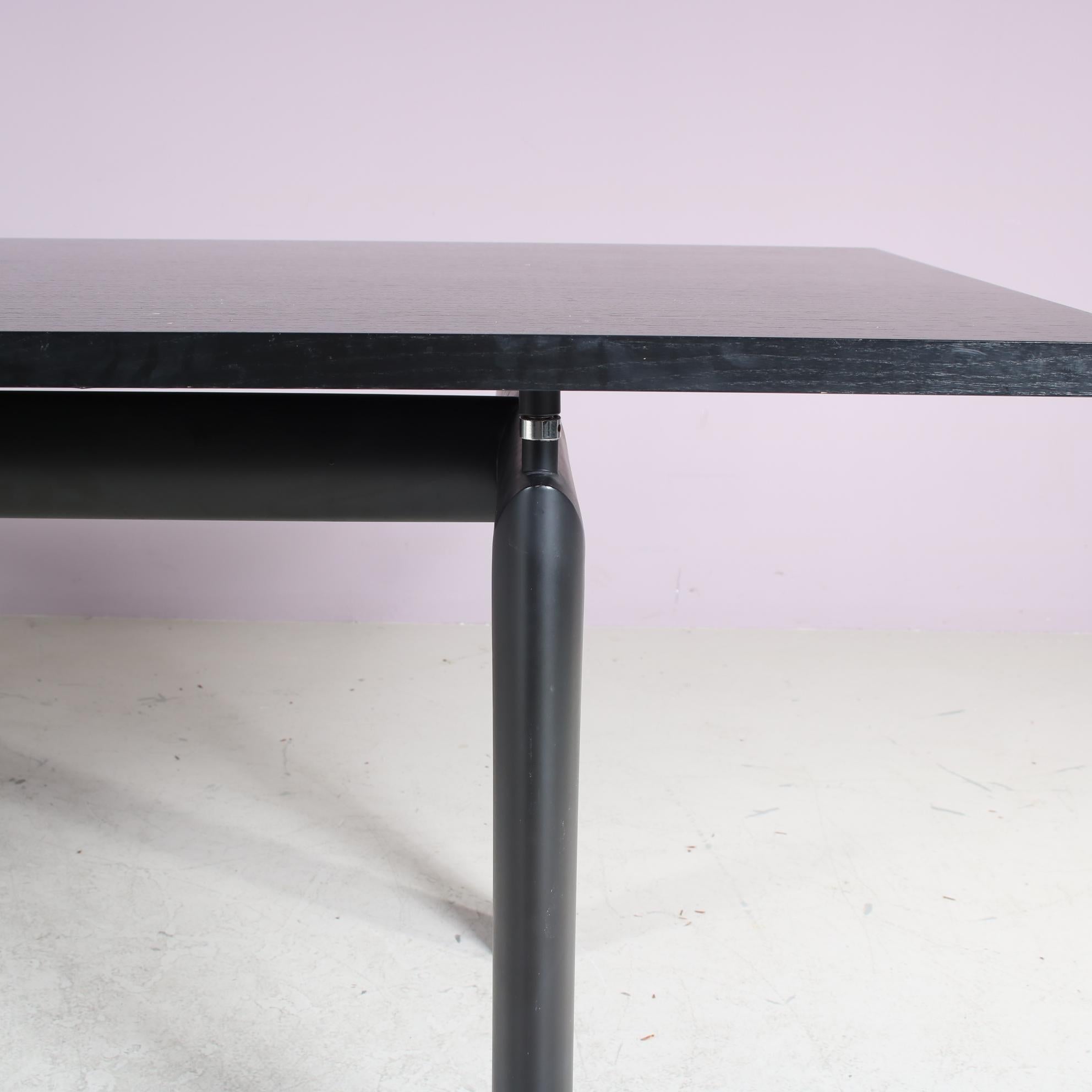 Italian “LC6” Dining Table by Le Corbusier for Cassina, Italy 1980 For Sale