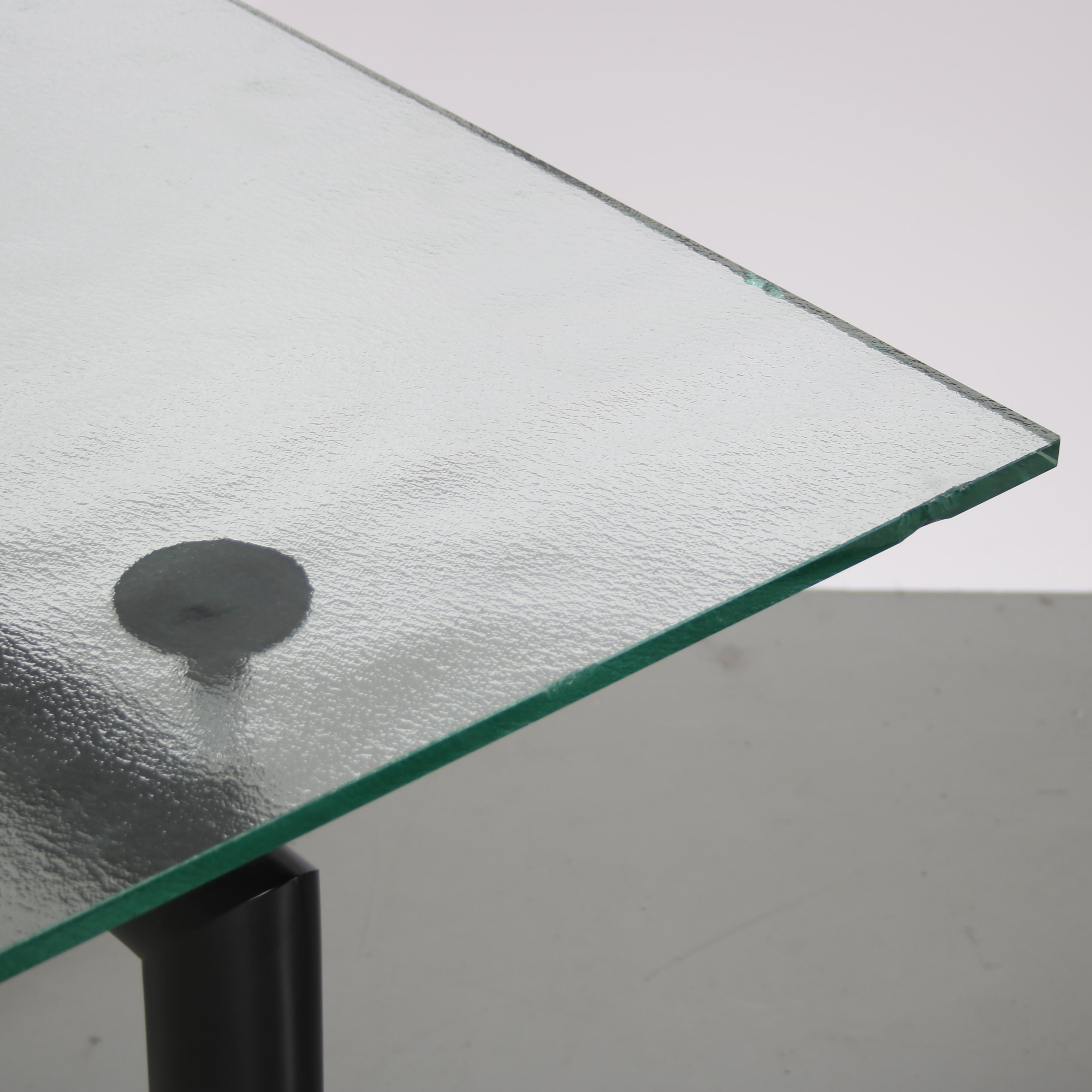 Italian “LC6” Dining Table by Le Corbusier for Cassina, Italy, 1980