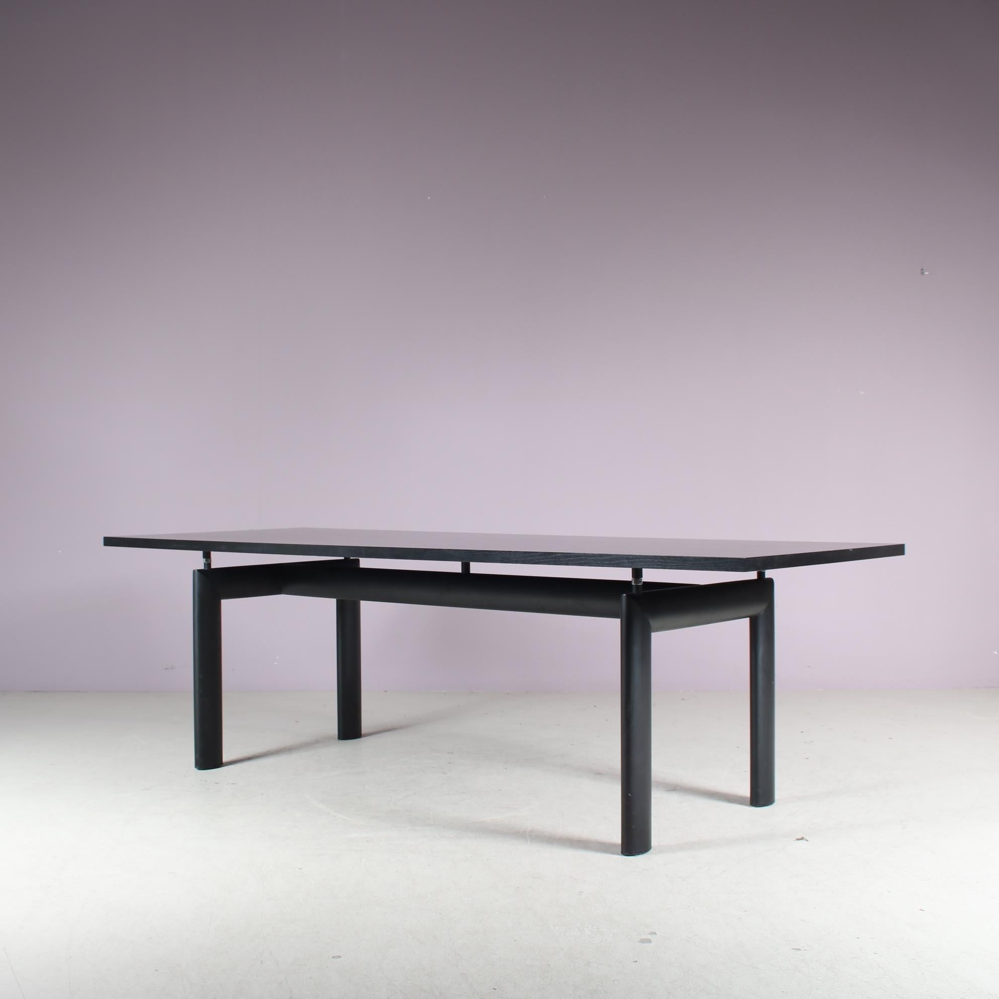 “LC6” Dining Table by Le Corbusier for Cassina, Italy 1980 For Sale 1