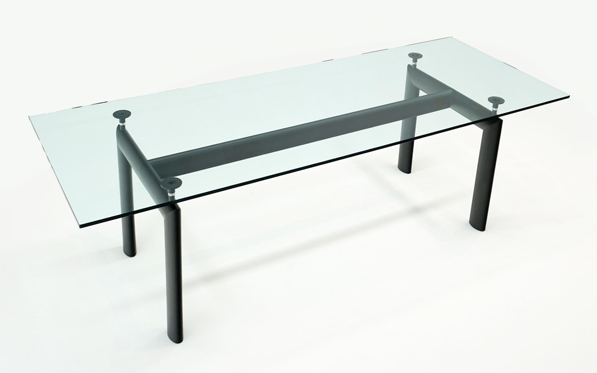 Mid-Century Modern LC6 Dining Table by Le Corbusier, Pierre Jeanneret, Charlotte Perriand, Signed